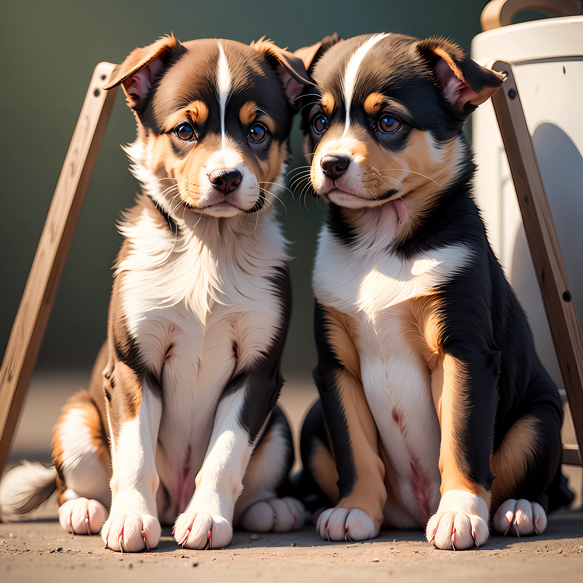Two puppies --auto