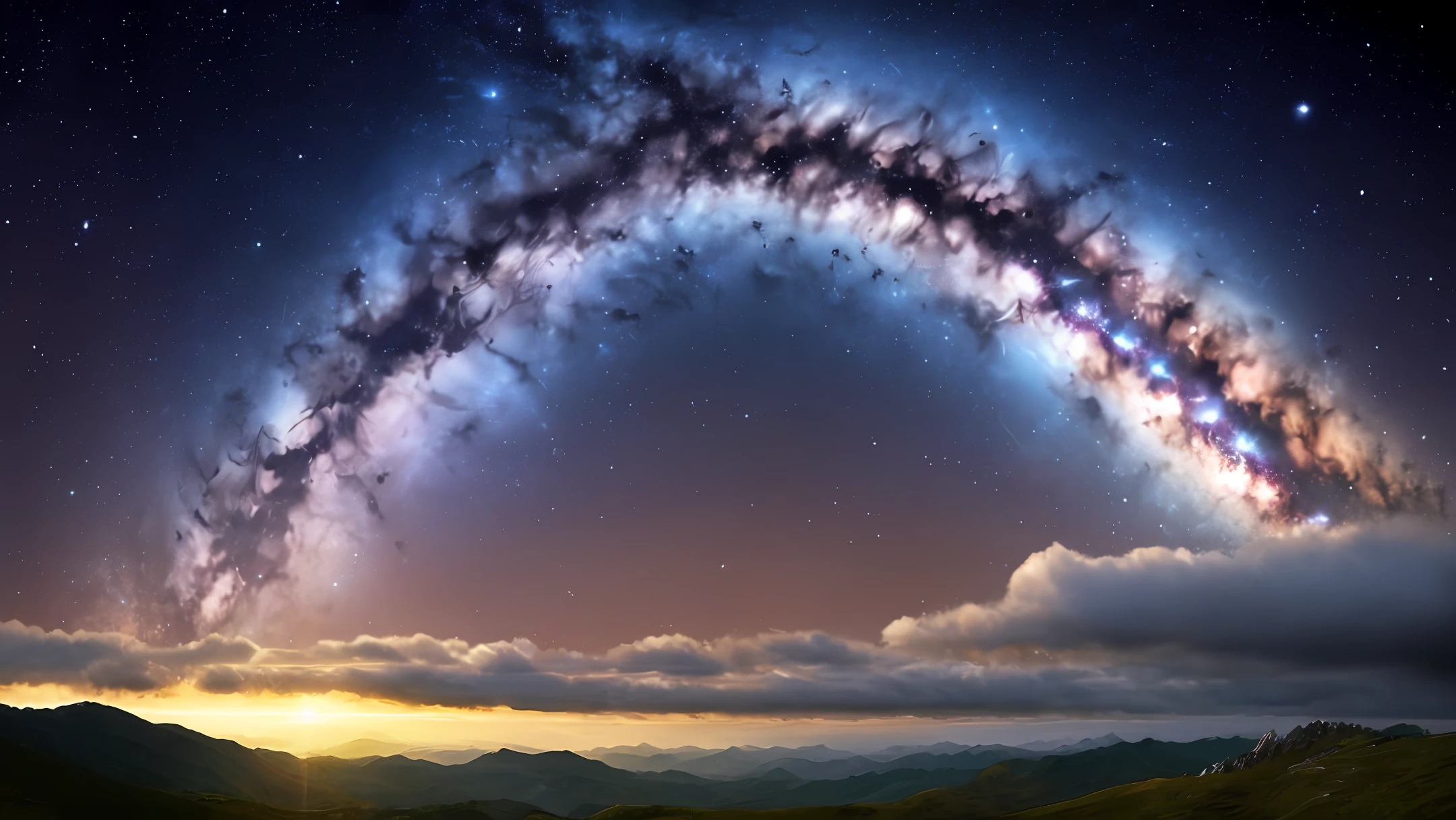Fundo com universo, galaxy, cor roxa, suspense, futuro, brains