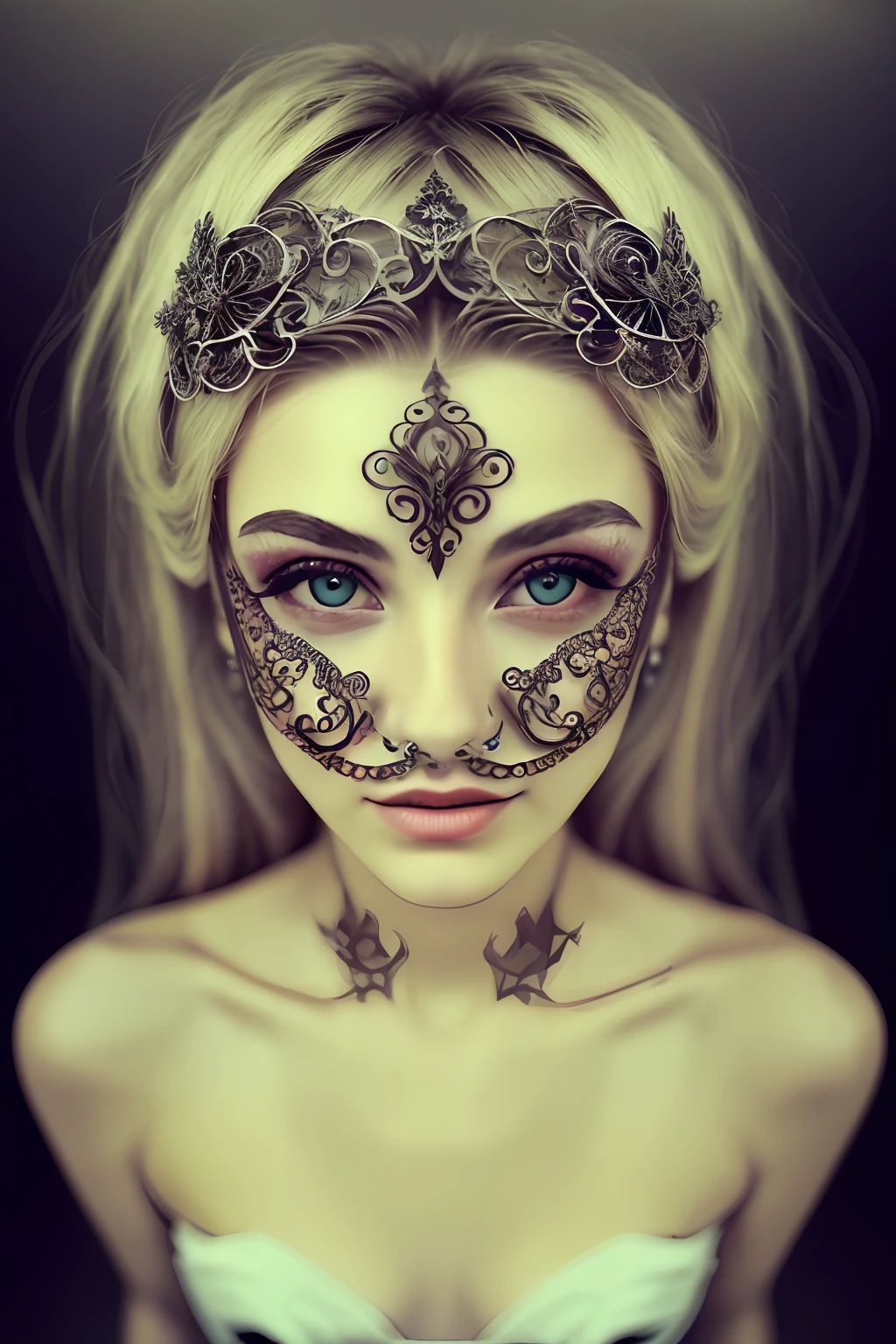Beautuful Women，decompose，filigree，no clothes are worn