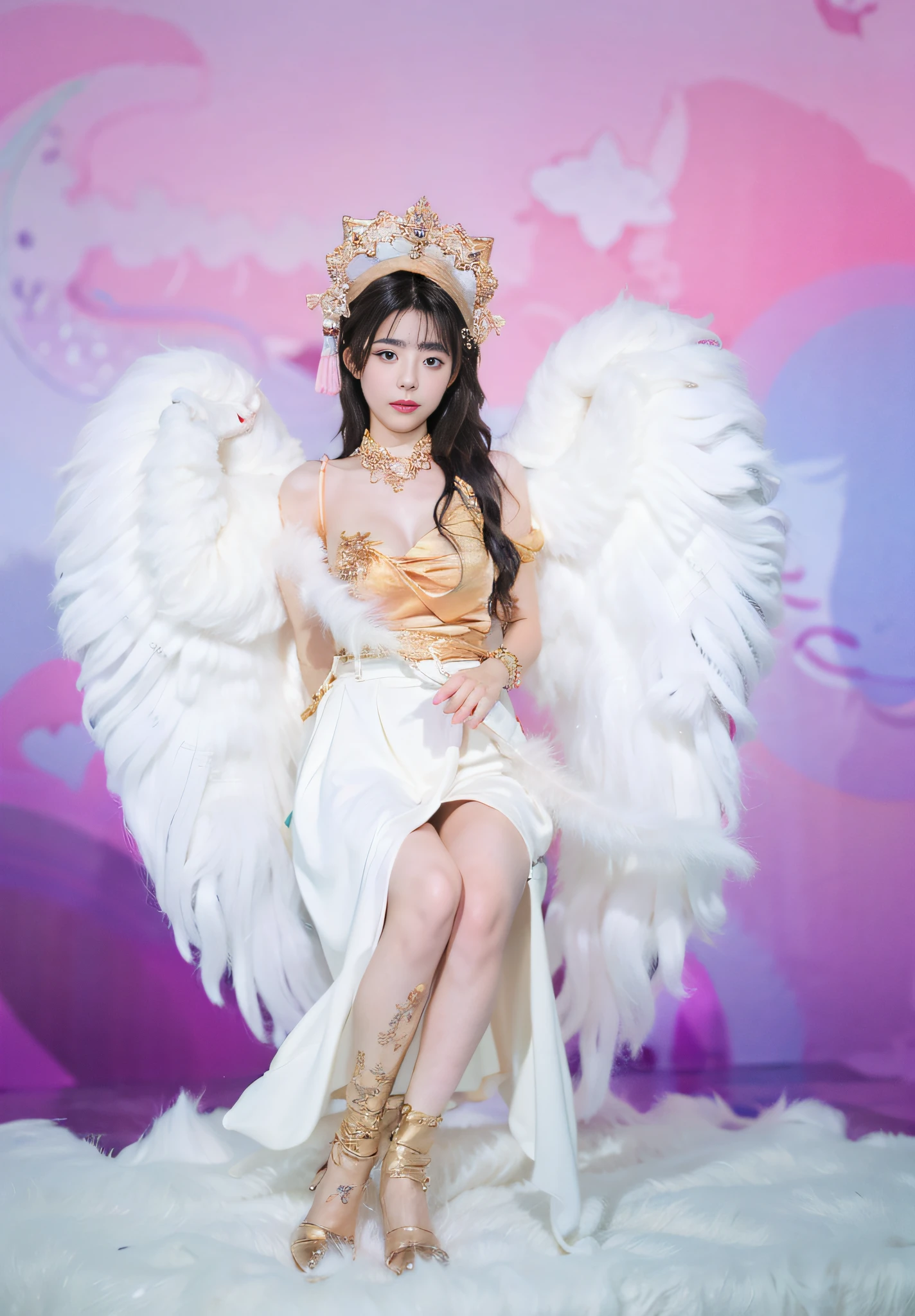 ulzzang-6500-v1.1, (raw photo:1.2), (photorealistic:1.4), beautiful detailed girl, very detailed eyes and face, beautiful detailed eyes, ridiculous, incredibly ridiculous, huge file size, super detailed, high resolution, very detailed, best quality, masterpiece, kemomimi, ((Japanese girls' high school uniform)), illustration, very detailed, CG, unified, 8k wallpaper, amazing, Fine details, masterpiece, best quality, very detailed CG uniform 8k wallpaper, light on face, cinematic lighting, 1girl, , ((no panties)), ((dynamic pose))), (camel toe), (half), (pantyhose), (knee-bending leg sitting))