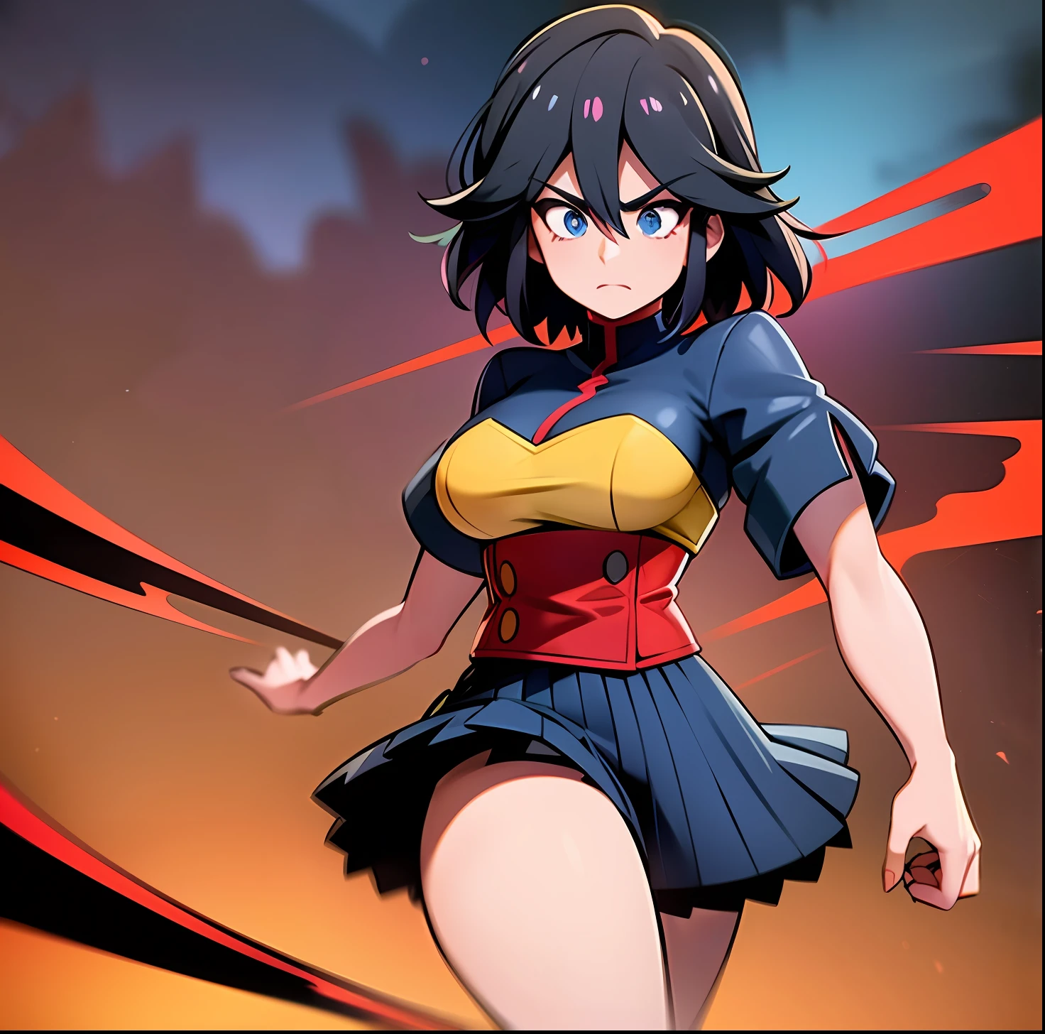 Kakarot in a short skirt