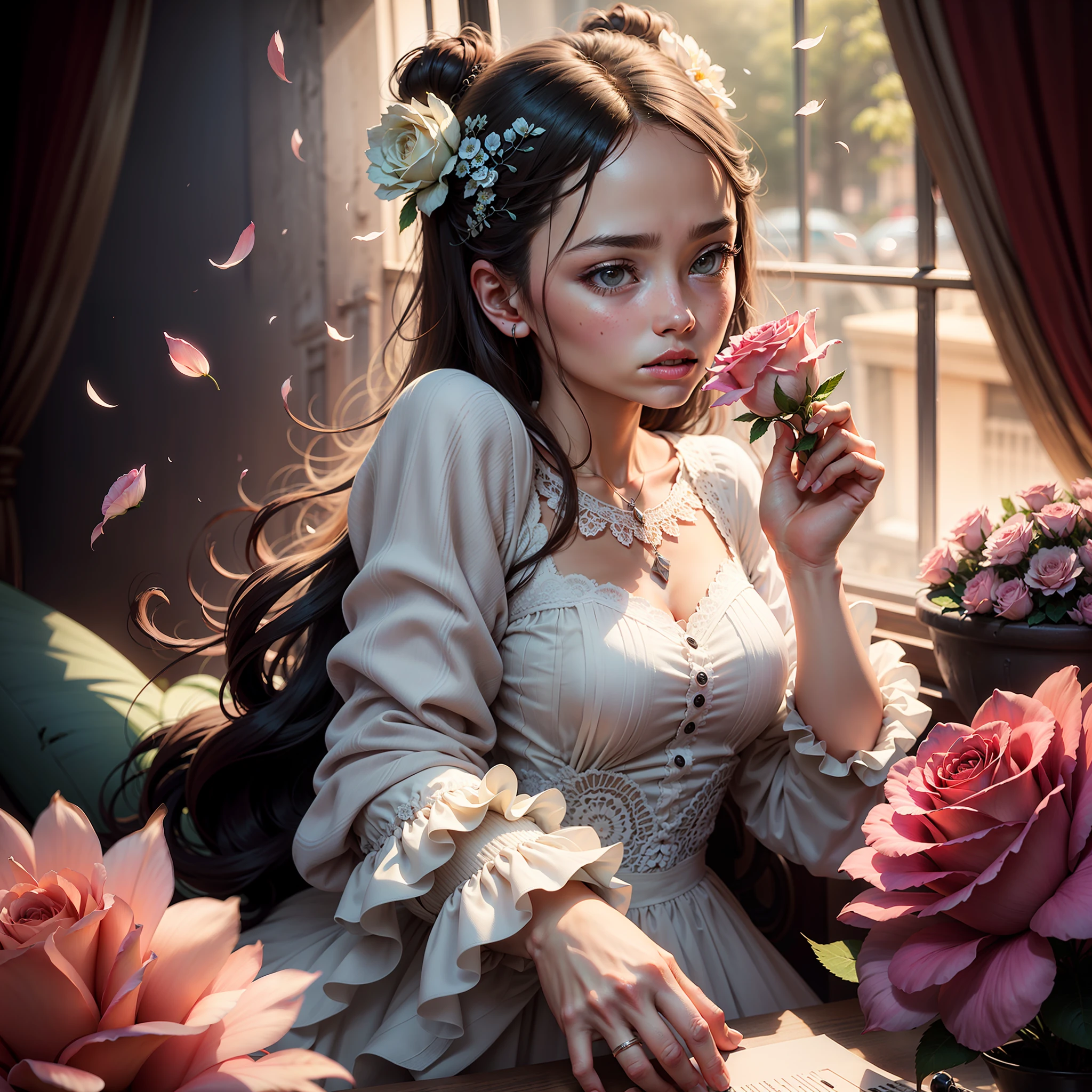 Imagine a 3D rose with 16K resolution, exibindo todos os detalhes impressionantes e a beleza da flor. The rose is represented in a hyper-realistic style, with delicate and soft petals, cada uma contendo texturas e nuances sutis.
A rosa em 3D tem uma variedade de cores vibrantes e deslumbrantes. The petals may have a smooth gradient, going from a soft, pastel hue at the base to a more intense color at the tips. The center of the rose is richly detailed, with delicate stamens and visible pollen.
The texture of the petals is realistic, mostrando pequenos sulcos e veias que percorrem cada camada da flor. A luz incidindo na rosa destaca as sombras sutis e os reflexos brilhantes, giving a sense of depth and volume.
The design of the rose in 3D is on a neutral background to highlight its beauty. Pode ser exibida em um vaso elegante ou simplesmente flutuando no ar, Creating an ethereal effect.
This 16K visual representation of the rose in 3D exudes elegance and realism, capturing the essence of nature in its most impressive form.
Keep in mind that you can use this description as inspiration to create your own visually stunning 16K art or illustration. --auto