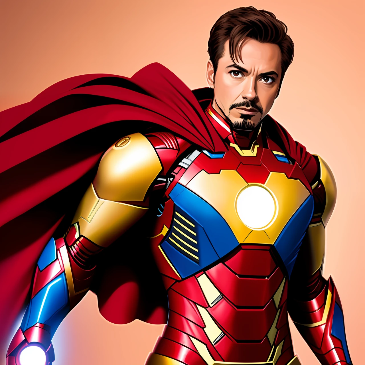 Iron Man in Superman clothes