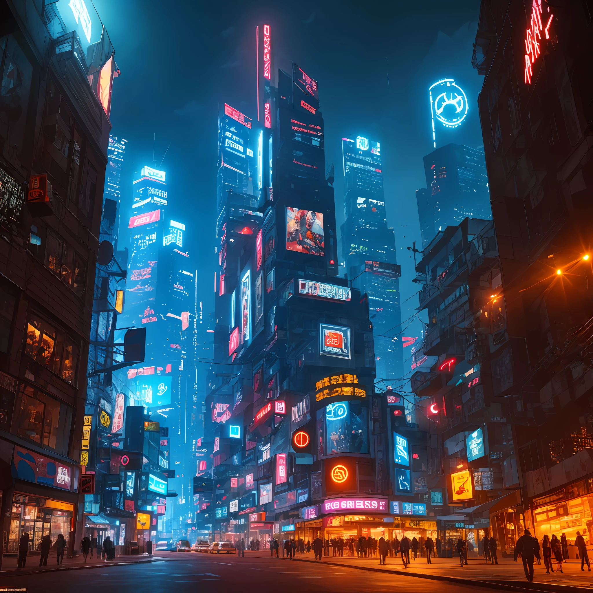 cyber punk city,Full of technology,Handsome,Night,8K,Full of details,Ray traching,Extreme light and shadow,Realiy,HighestQuali,超高分辨率,Movie lighting --auto