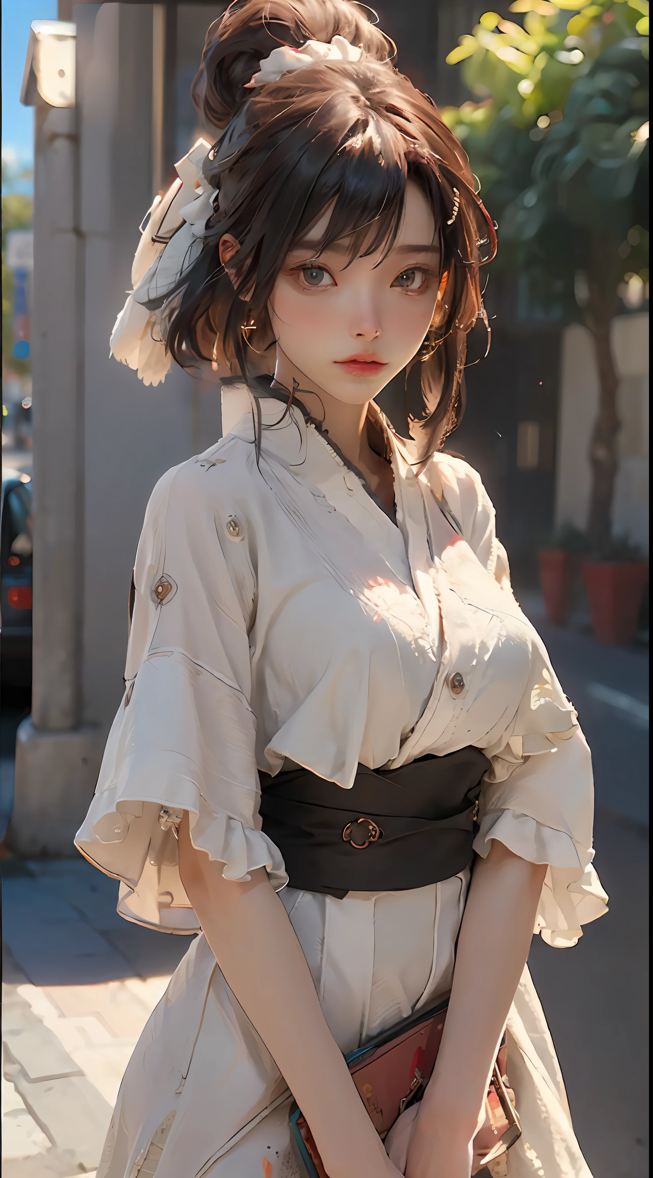 ((top-quality)), ((masterpiece)), (detaileds:1.4), 3D, Beautiful woman image,HDR(HighDynamicRange),Ray traching,NVIDIA RTX,Hyper-Resolution,Unreal 5,sub-surface tering,PBR Texturing,Postprocess,Anisotropy Filtering,depth of fields,Maximum clarity and sharpness,multi-layer texture,Albedo and specular maps,Surface Shading,Accurate simulation of light-material interfectly proportions,Octane Rendering,Two-tone lighting,Wide aperture,Low ISO、red balance、thirds rule、8K RAW、
