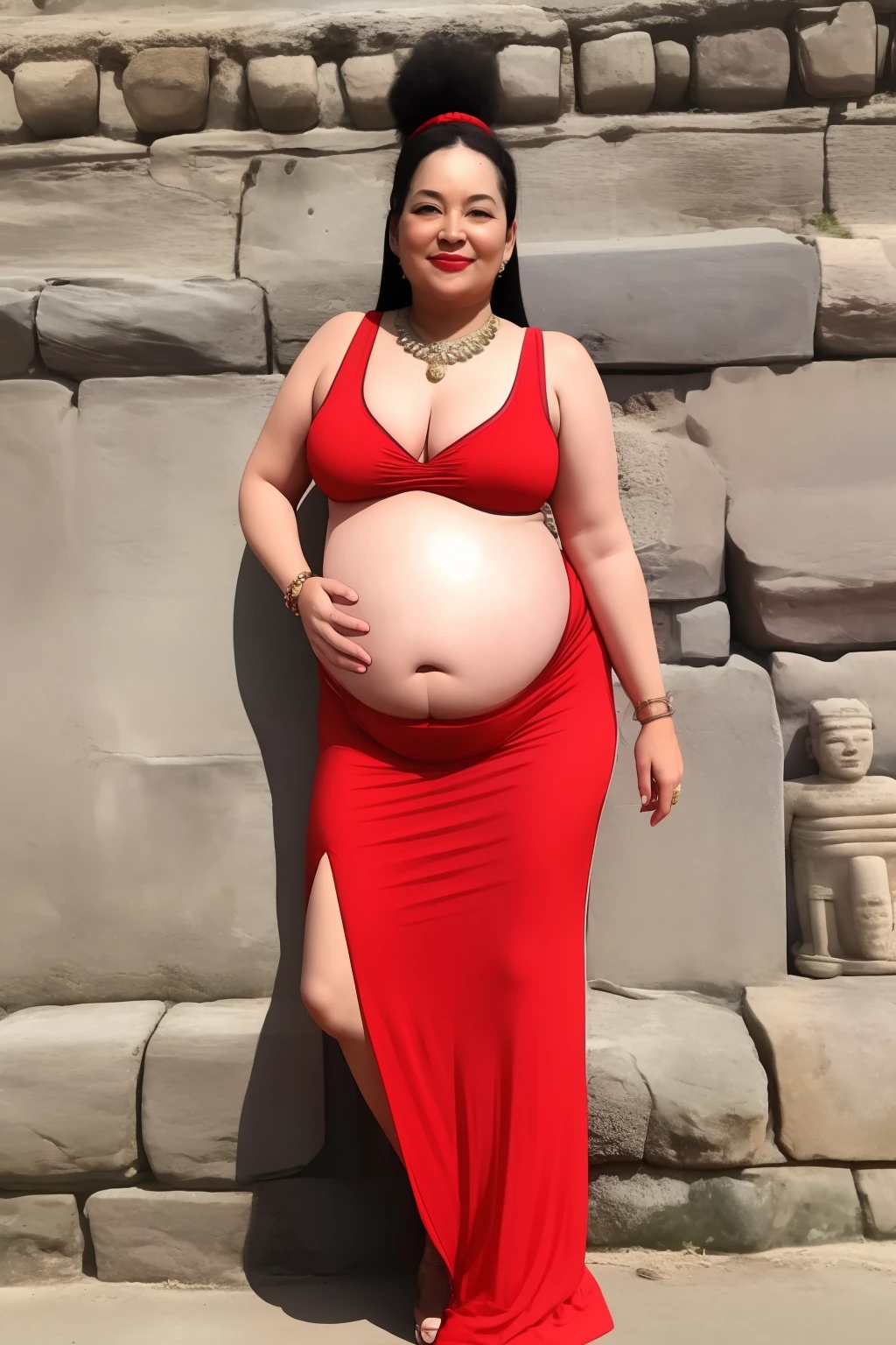 Ancient beauties wore belly pockets