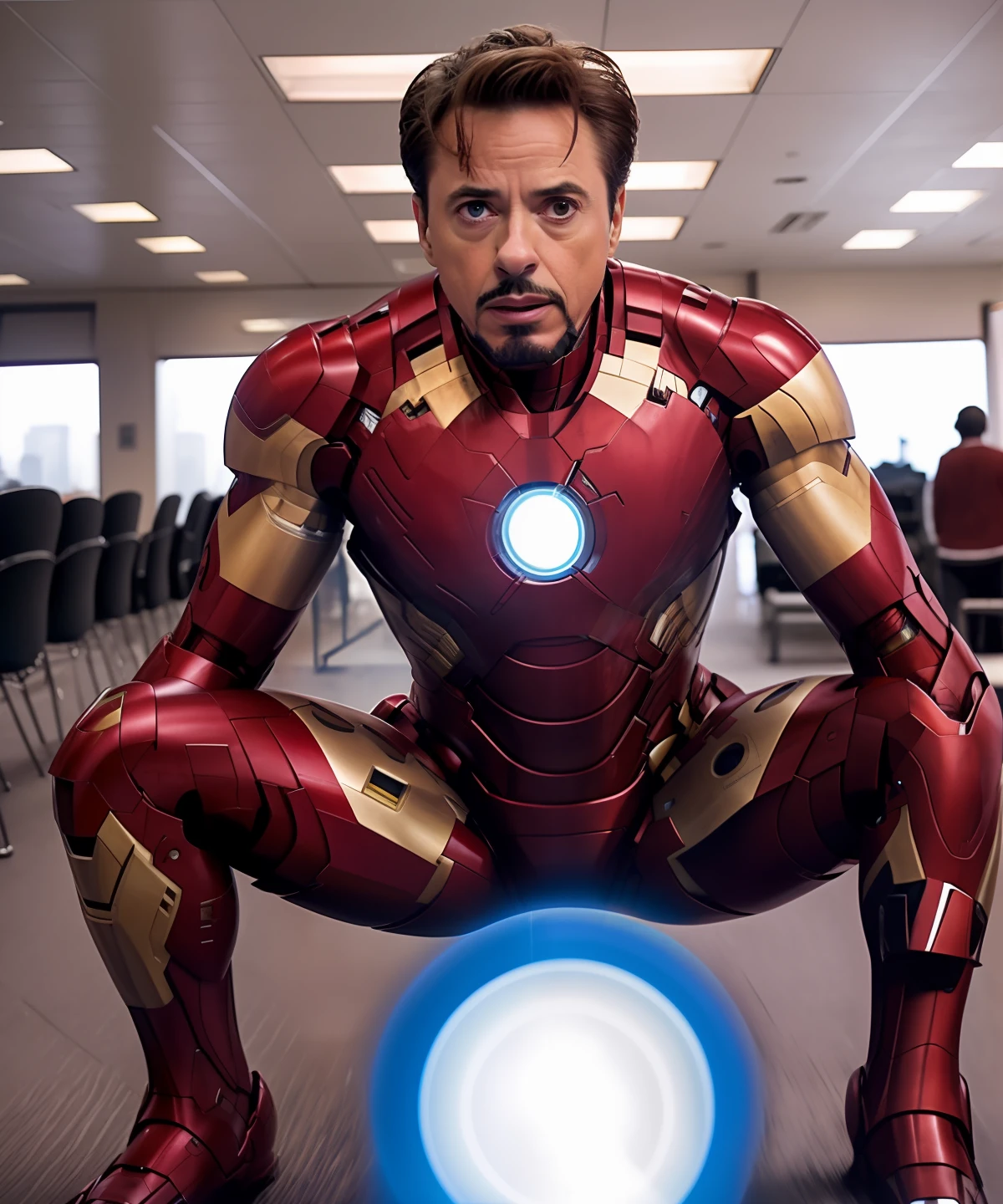 Iron Man was overjoyed
