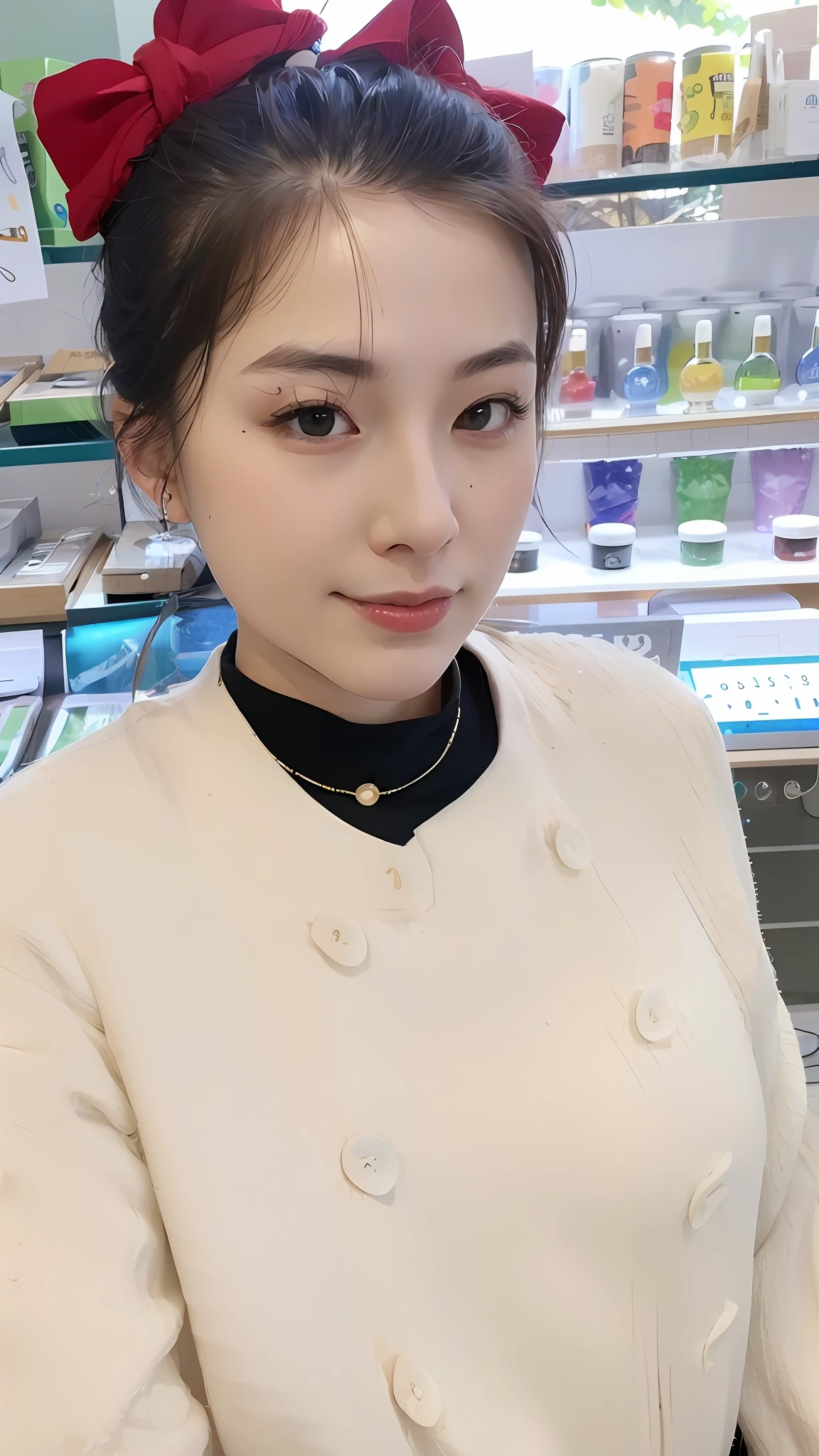 mix4, 20d, solo, long_hair, shirt, dress, high_heels, full_body, look_at_viewer, (8k, RAW photo, best quality, mastery:1.2), (realistic, photo-realistic:1.37), professional lighting, photon mapping, light energy transfer, physically based rendering,