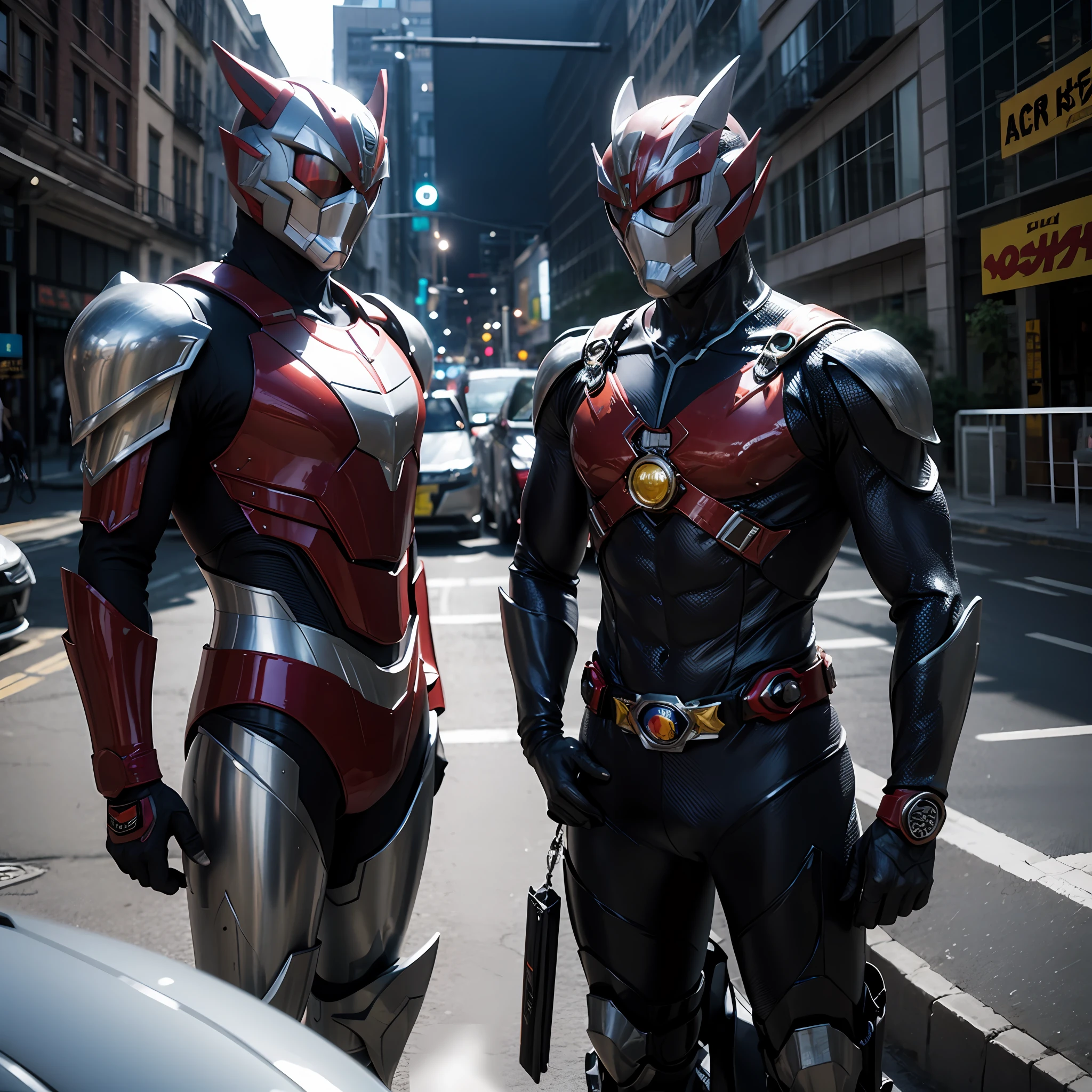 Digga Ultraman vs. Kamen Rider Zero One,mechs