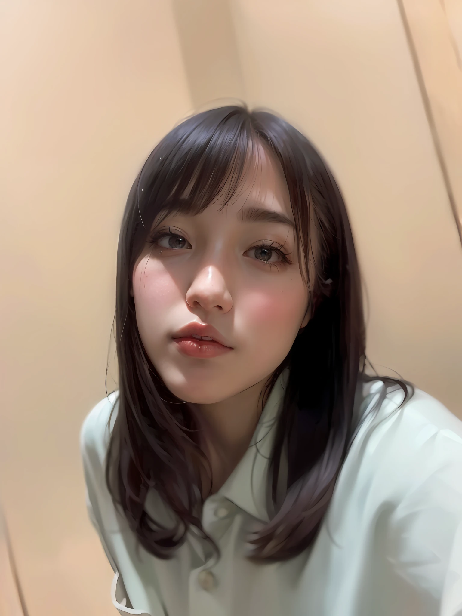 (8k, RAW photo, photorealistic:1.25) ,( lipgloss, eyelashes, gloss-face, glossy skin, best quality, ultra highres, depth of field, chromatic aberration, caustics, Broad lighting, natural shading, Kpop idol) looking at the audience With serenity and goddess-like bliss,