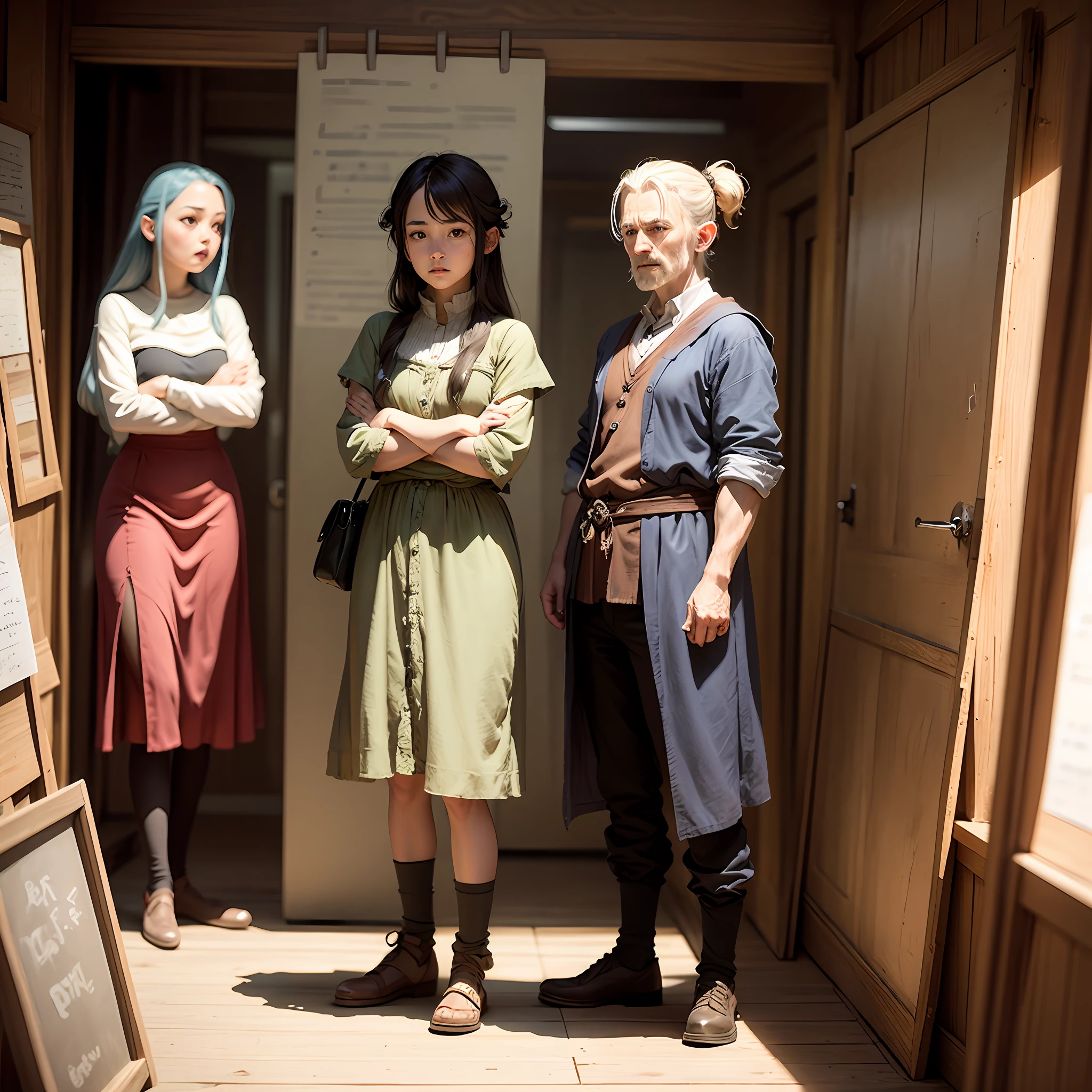 recreating characters from Tolkien's universe in Studio Ghibli's stroke. --auto