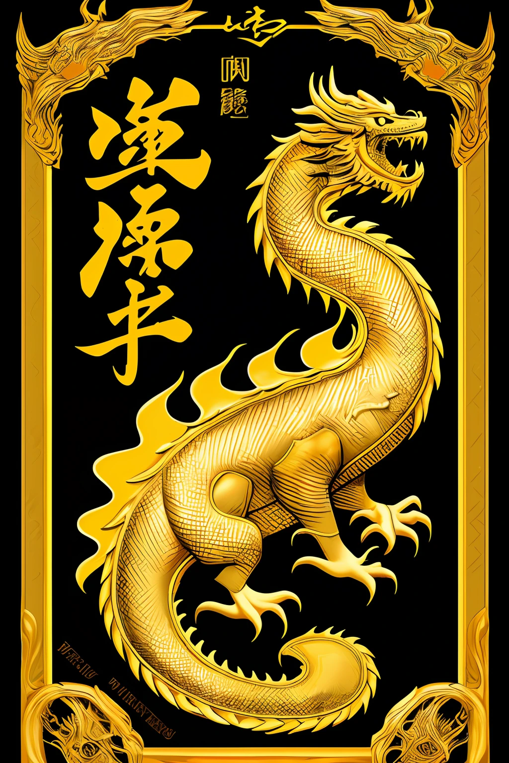 Huaxia five-clawed golden dragon