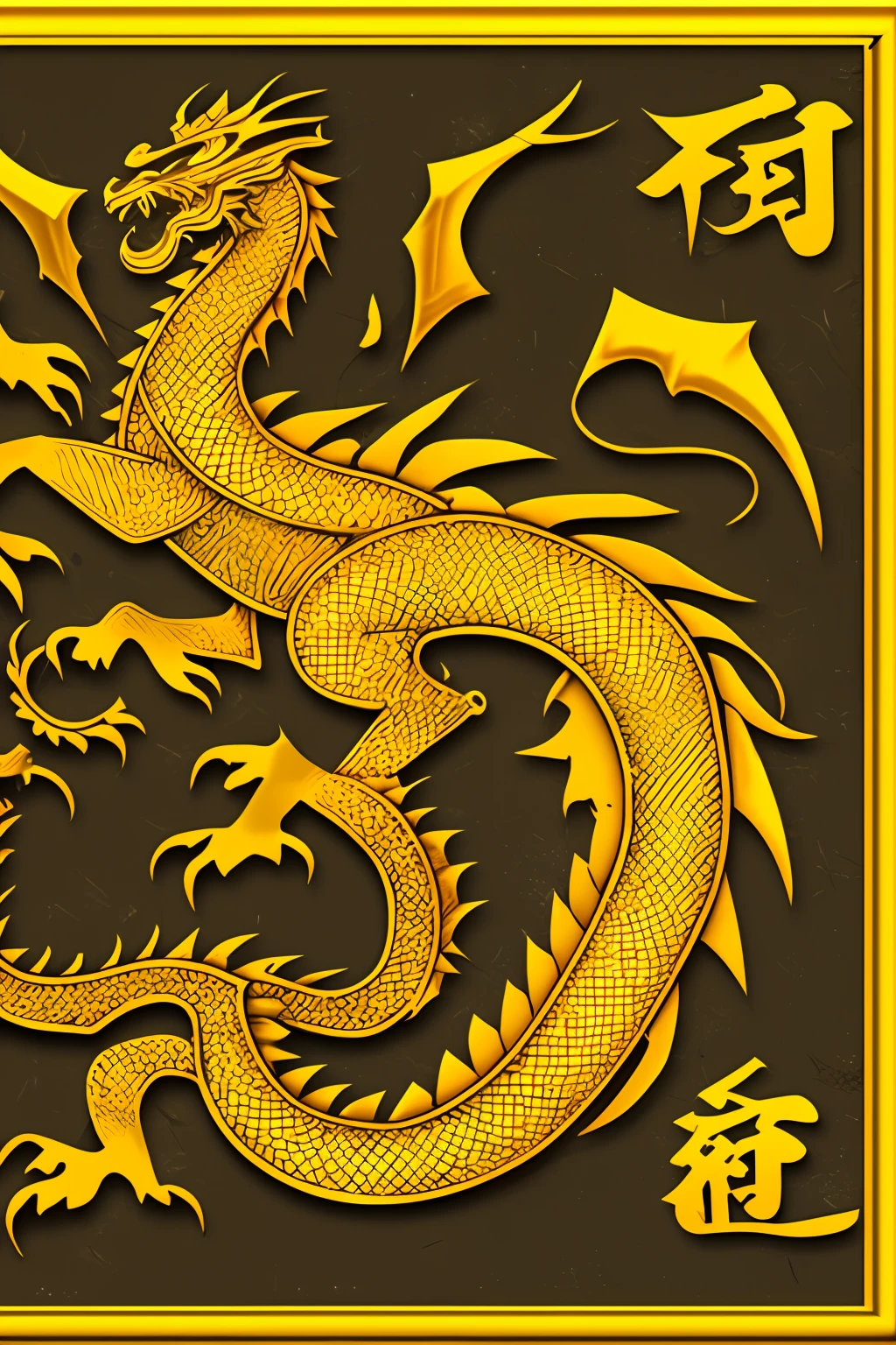 Huaxia five-clawed golden dragon