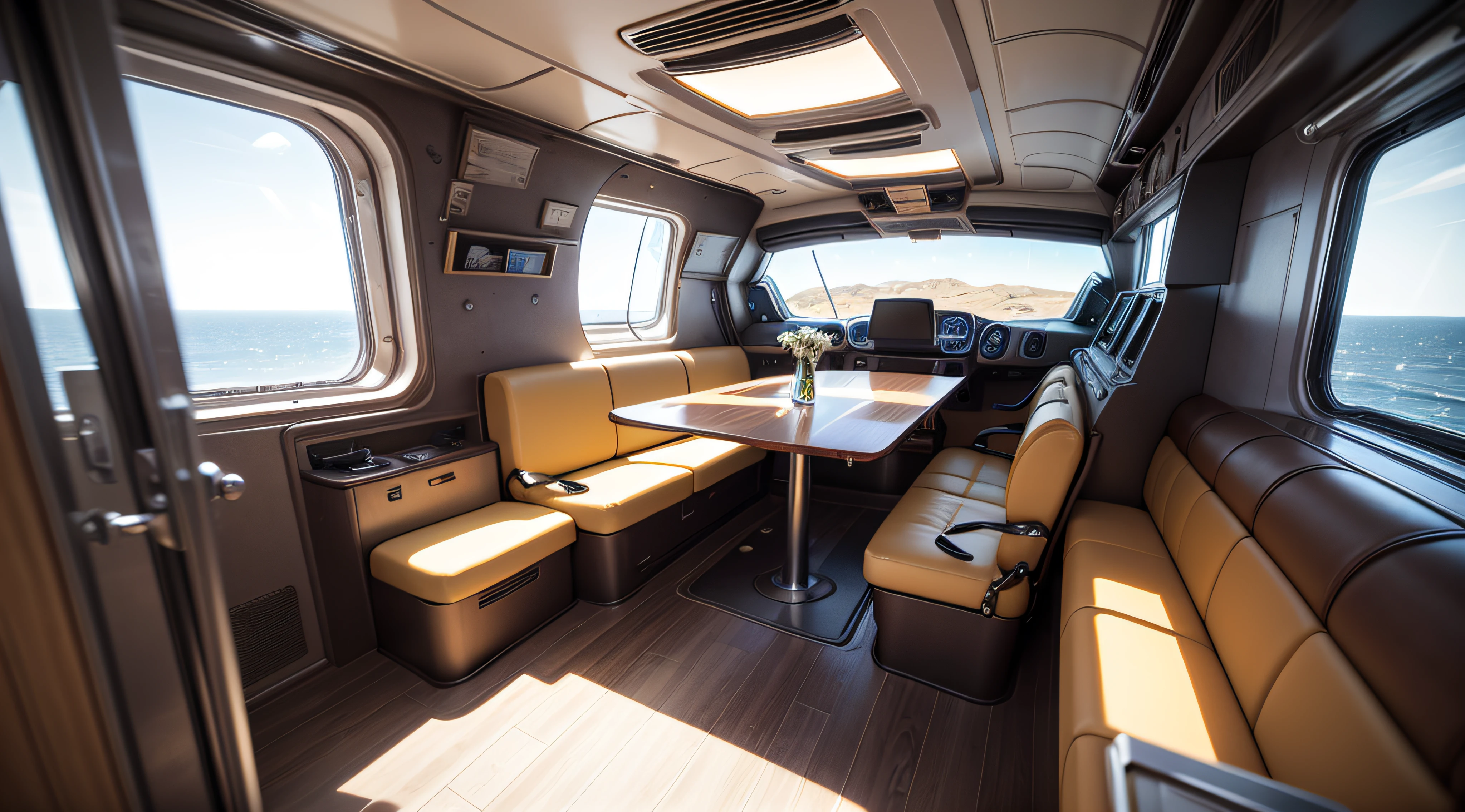 interior de uma nave espacial, com mesa tipo de cirurgia, realismo, foto qualidade profissional. --auto