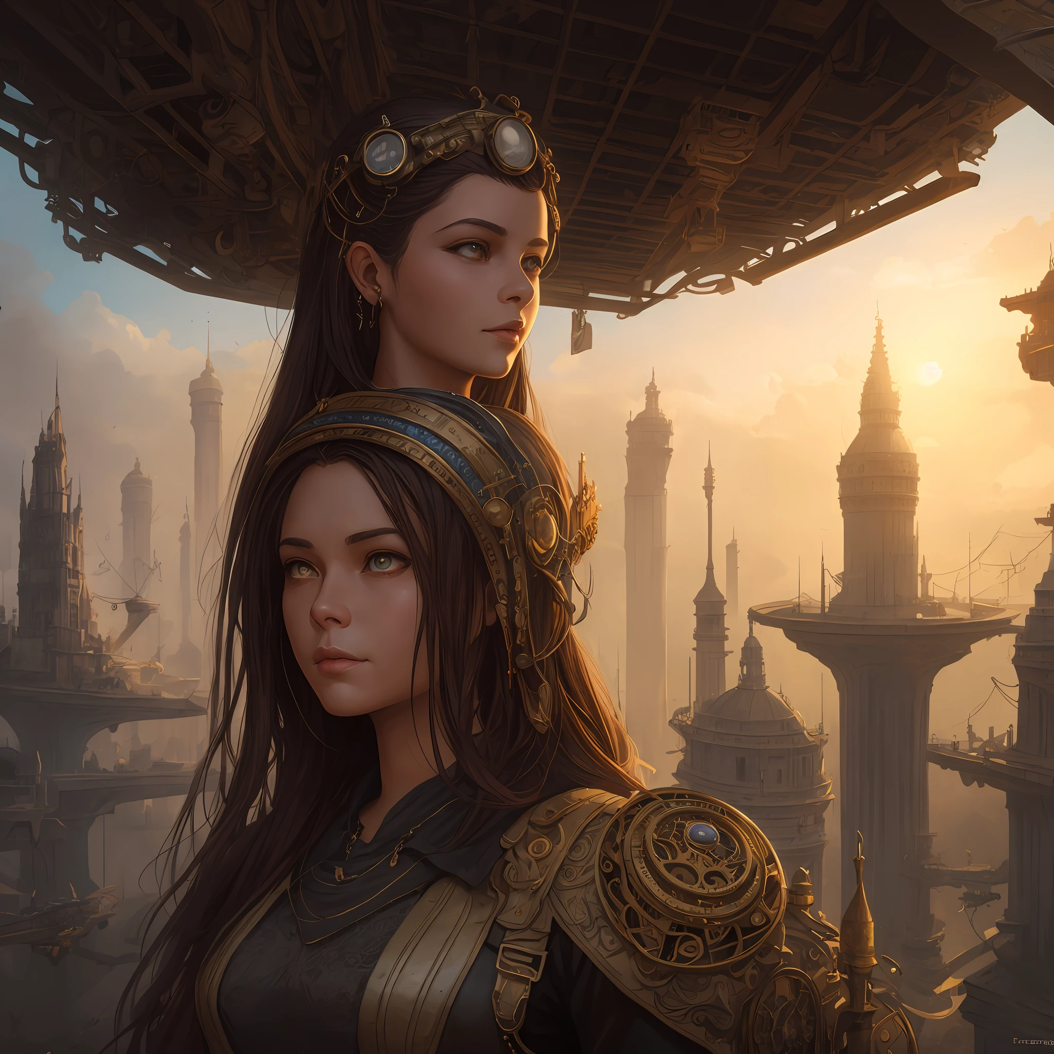 portrait shot of steampunk teenager in a scenic dystopian environment, intricate, elegant, highly detailed, centered, digital painting, artstation, concept art, smooth, sharp focus, illustration, artgerm, tomasz alen kopera, peter mohrbacher, donato giancola, joseph christian leyendecker, wlop, boris vallejo, 8k uhd, studio quality, ultra realistic, max detail, massive scale, post-processing, realistic, photorealism, photoshop, photography, raytracing, octane render --auto