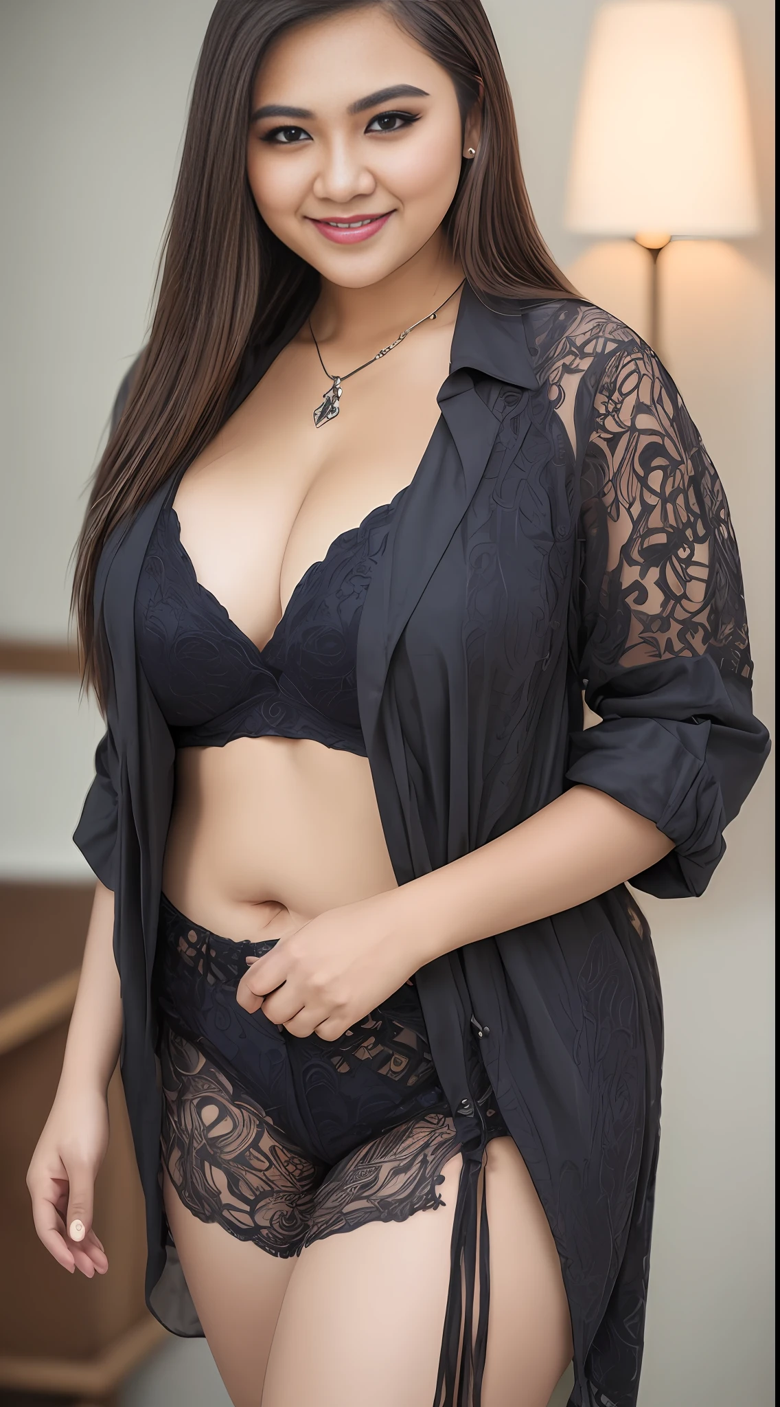(masterpiece photography of a solo:1.2) (full body) alluring sexy curvy (27 yr old) Supermodel (WDR) warrier walking in style on Poris, Tangerang street, curvy, voluptuous, busty, thick, chubby, large breast, cleavage, sexy, exotics, (wearing crusted sexy shirt & embroidered shorts:1.3). hip hop energy, maximalism, (heavily tattooed:1.3), (sundanese makeup & jewelry:1.2) long brown hair with highlights,, vivacious, lustful glance, exhilarated (beautiful detailed eyes:1.1) , (flirty bright smile:1.2), blingy shopping district,(intense dramatic light:1.4), backlit, light rays, highly detailed, trending on artstation, paint splashes, rich colour, dazzling lights all around, (perfect brunette hairstyles), abstract portrait, by Atey Ghailan