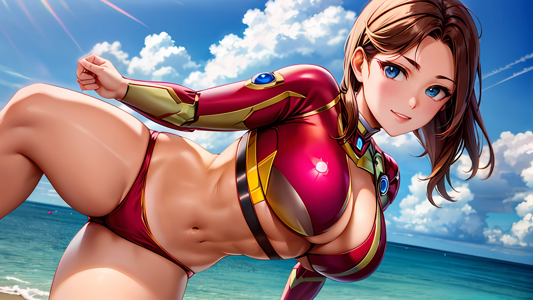 Iron Man cute exposed bikini woman