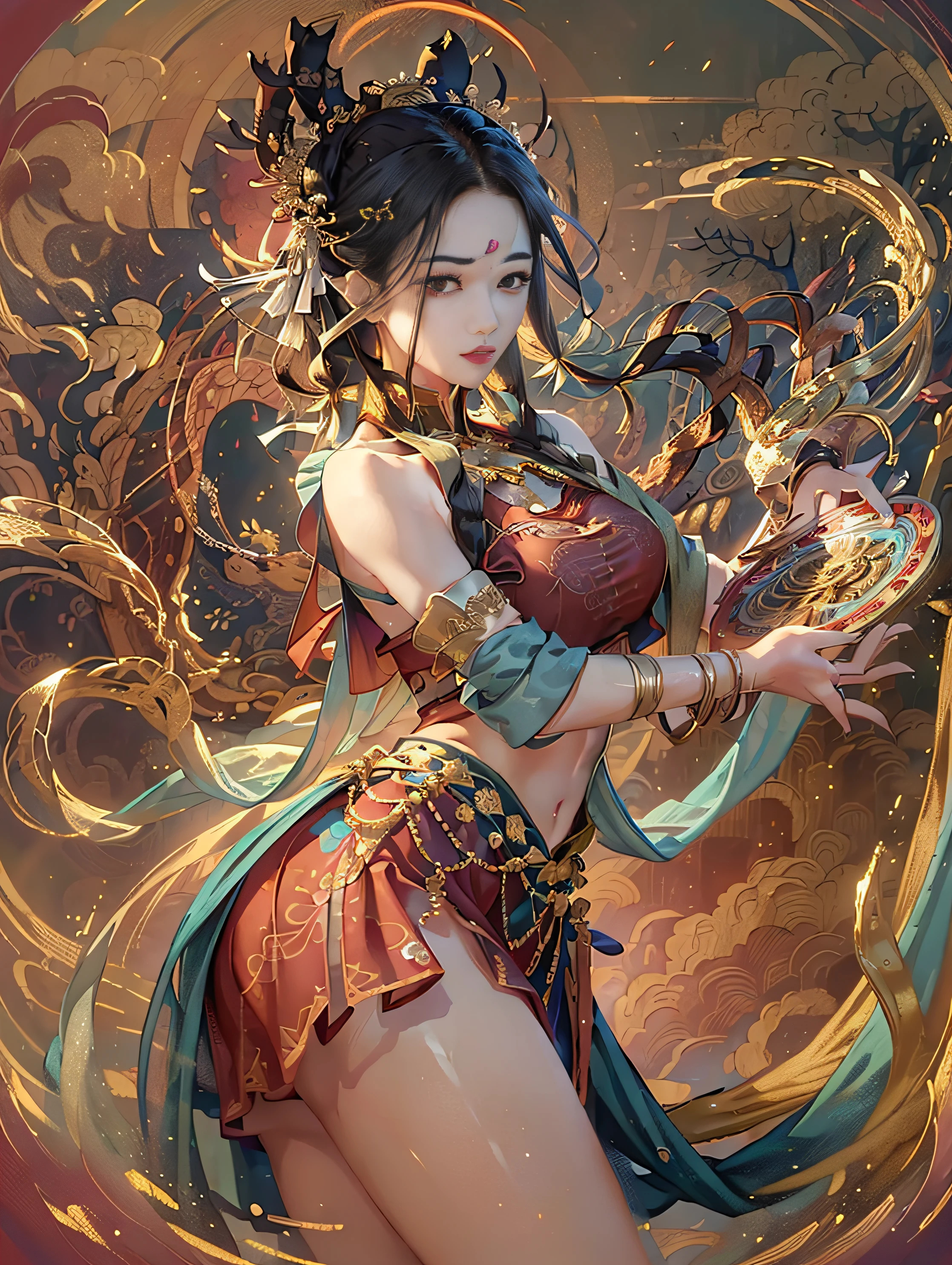 An Asian girl