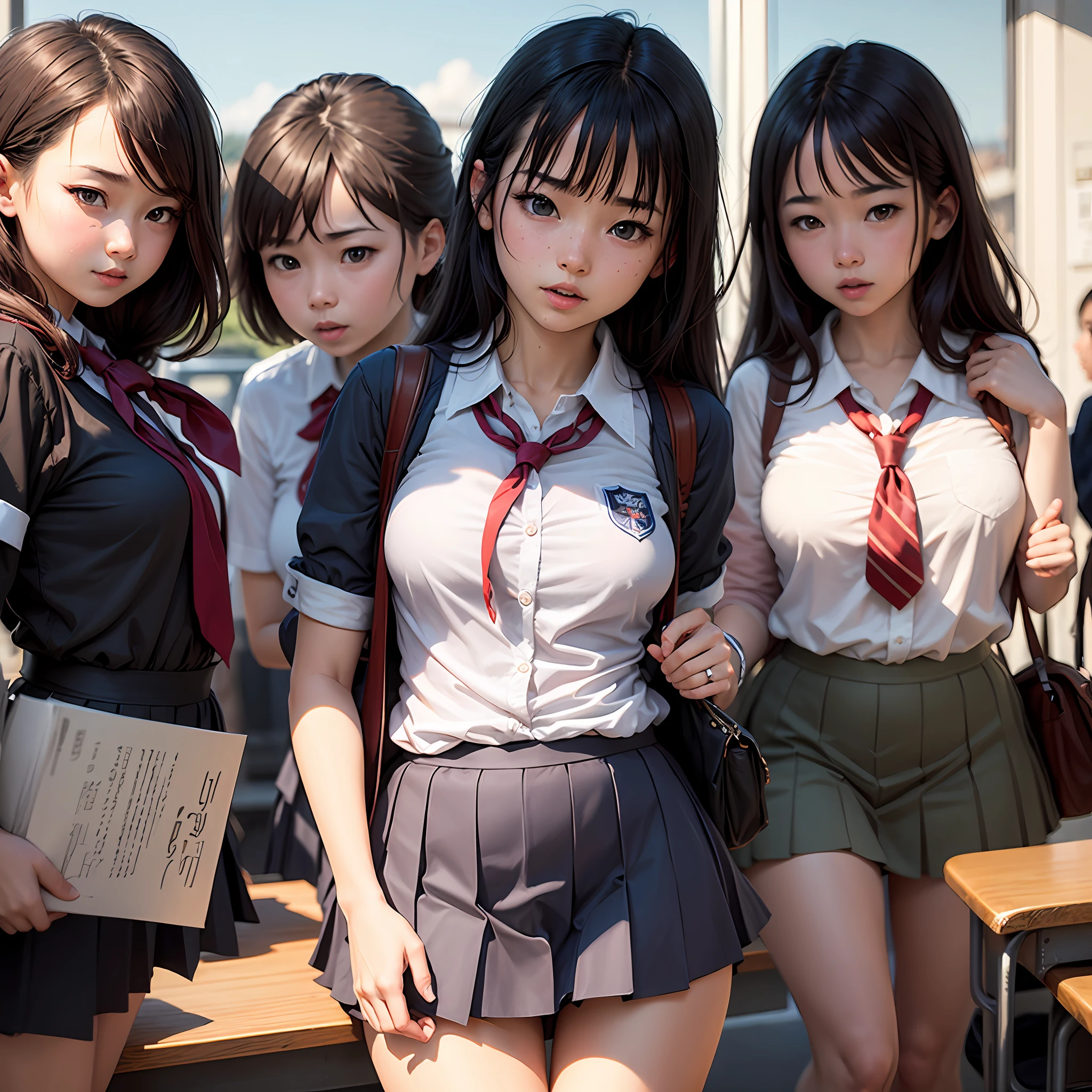 schoolgirls，nakeness，plumw --auto