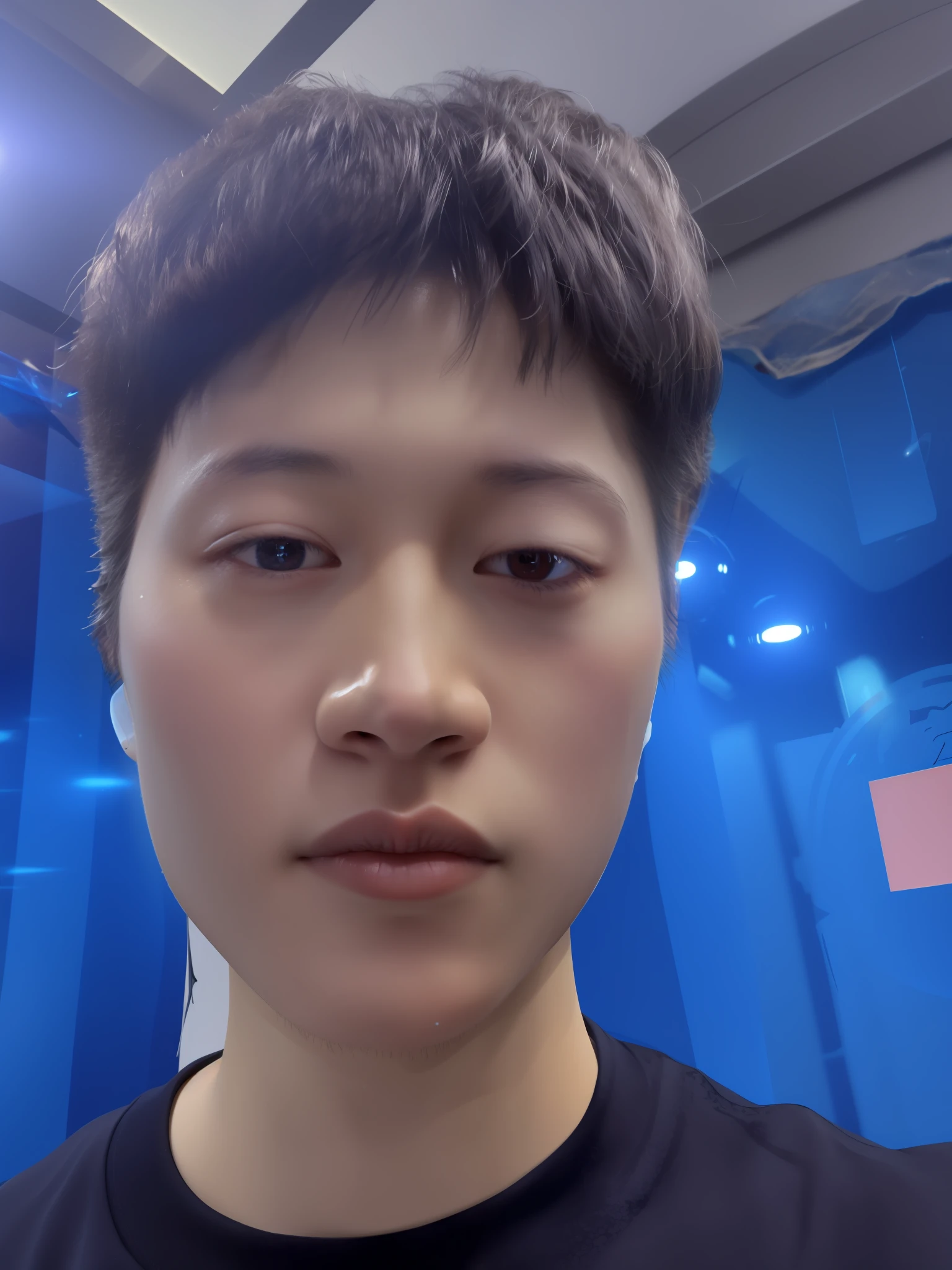 Double eyelids and three-dimensional facial features