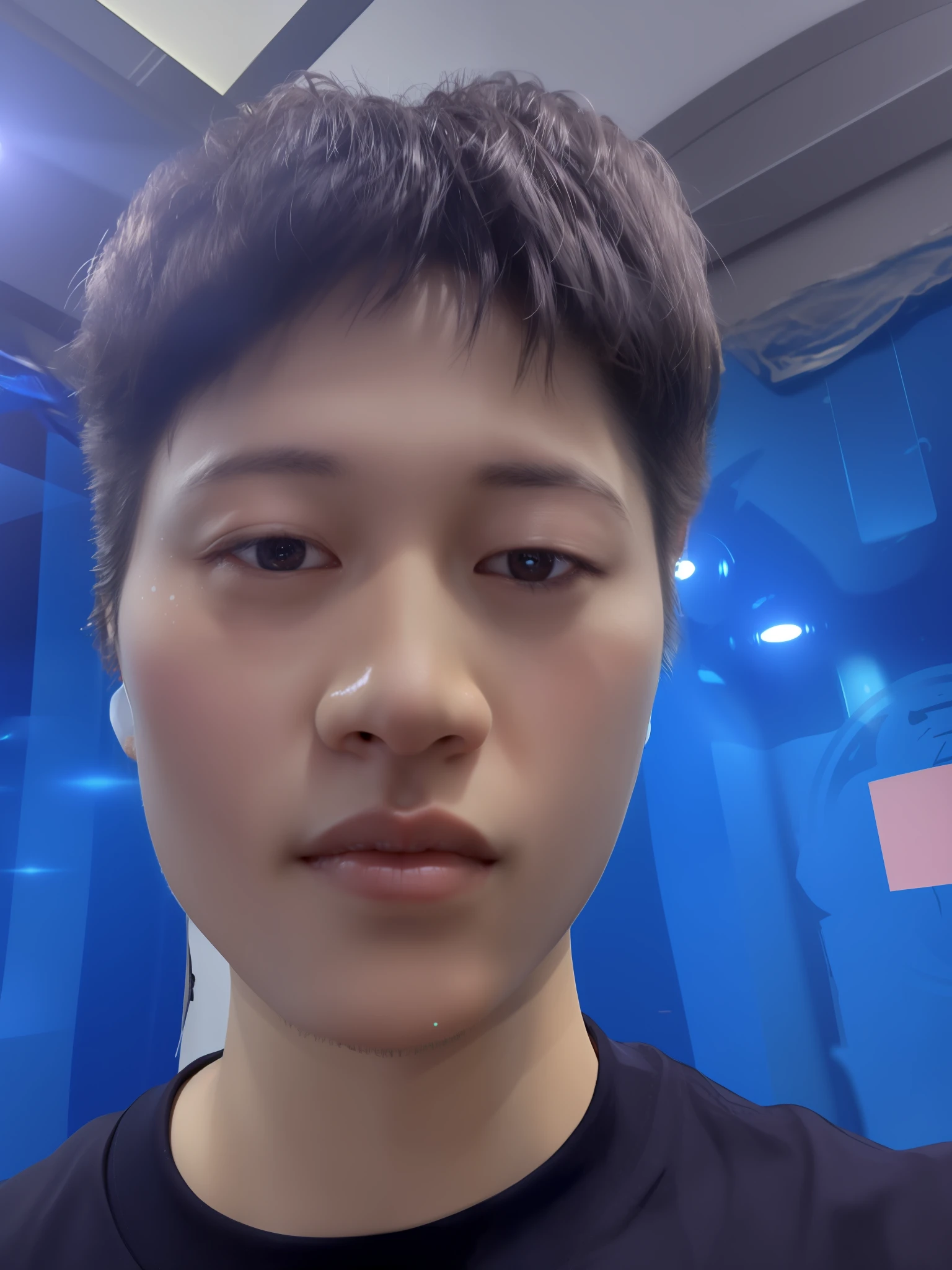Double eyelids and three-dimensional facial features