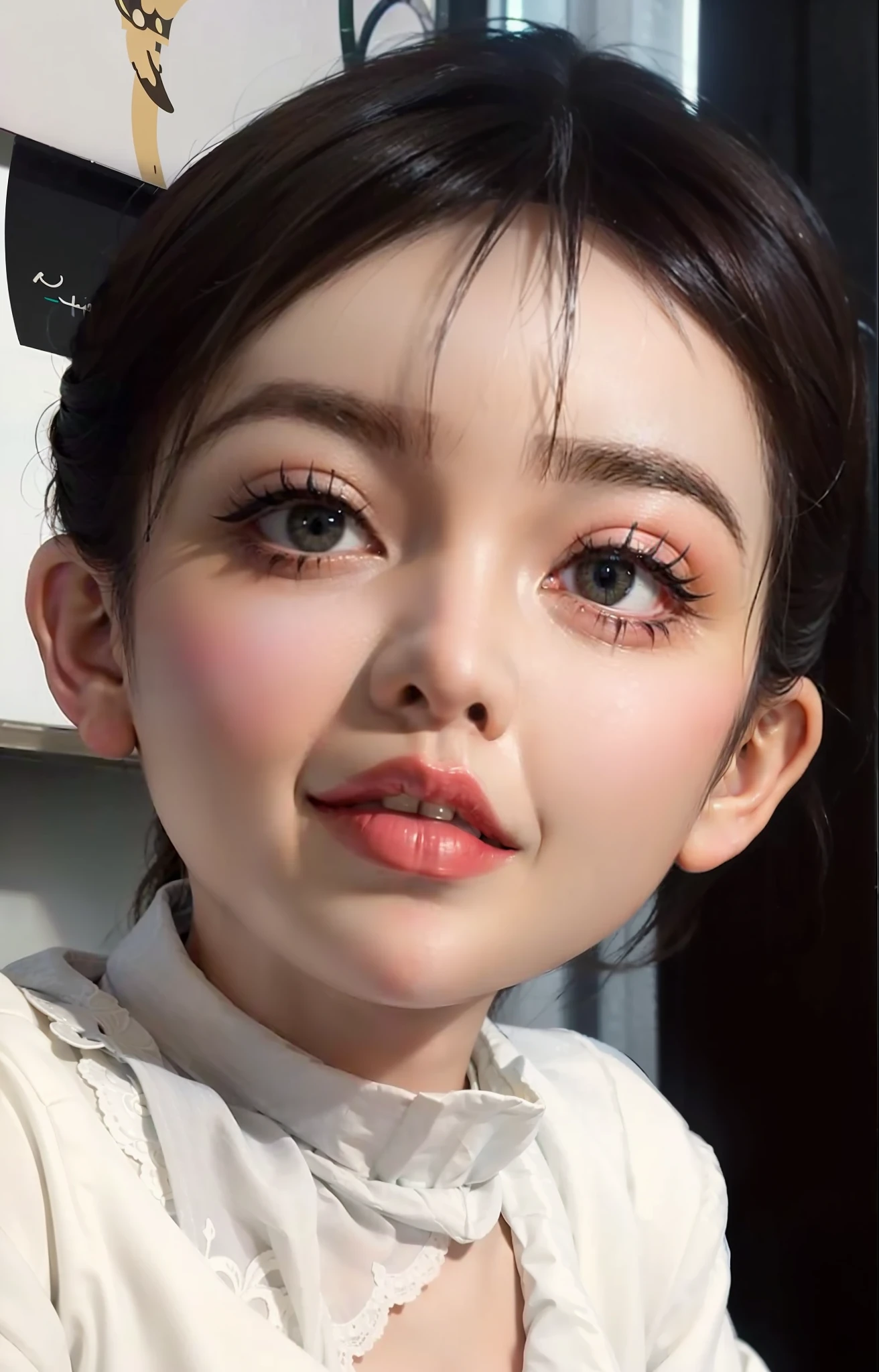 Surrealist portraits of women by David Hockney and Alphonse Mucha，Fantasyart，photographrealistic，动态照明，artstation，poster for，Volumetriclighting，Very detailed faces，4 k，Award-Awarded，，1girl，in the darkness nigth，deep shading，low tune