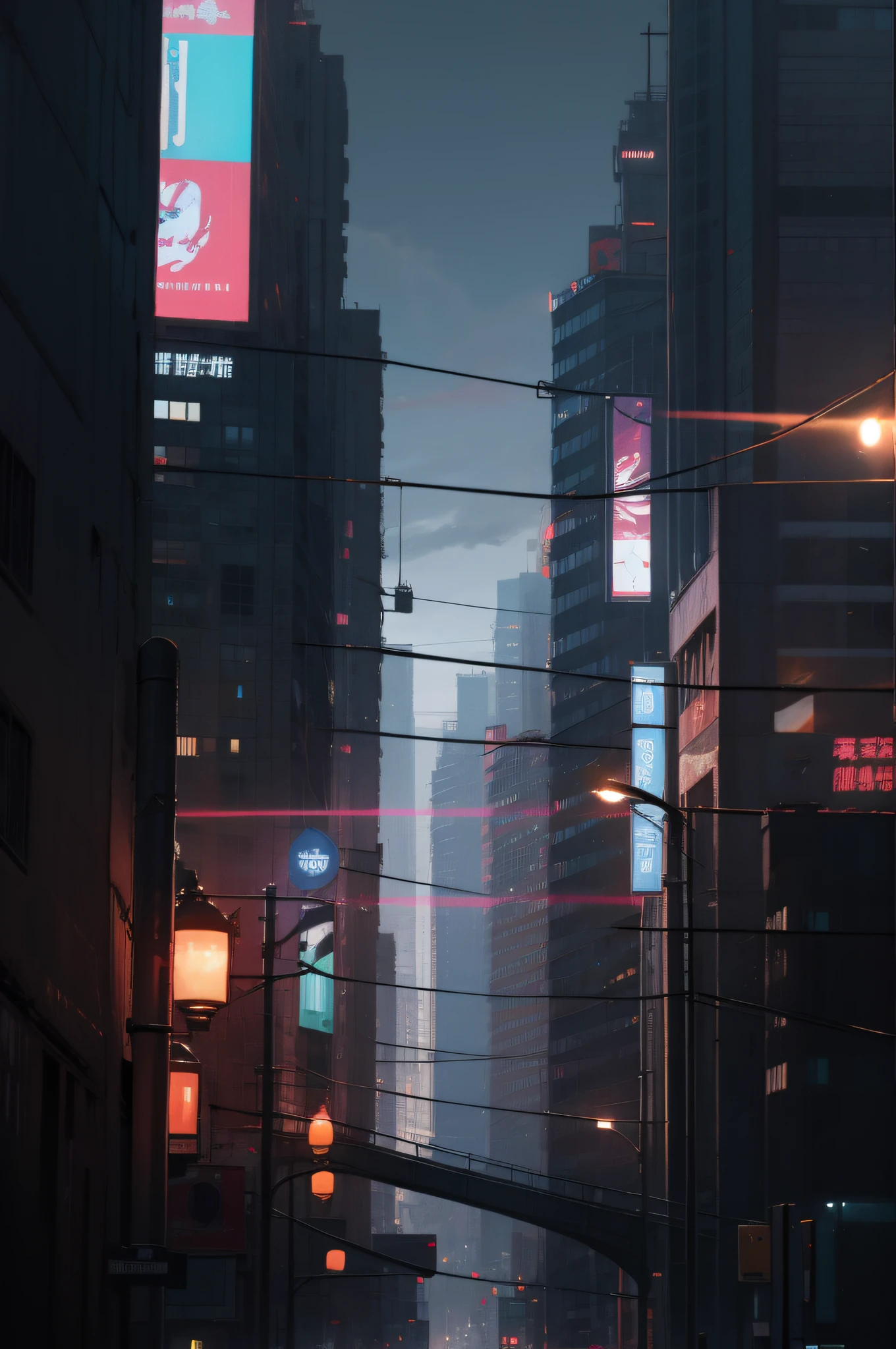 Cyberpunk, City, Night, Beauty, Beauty,