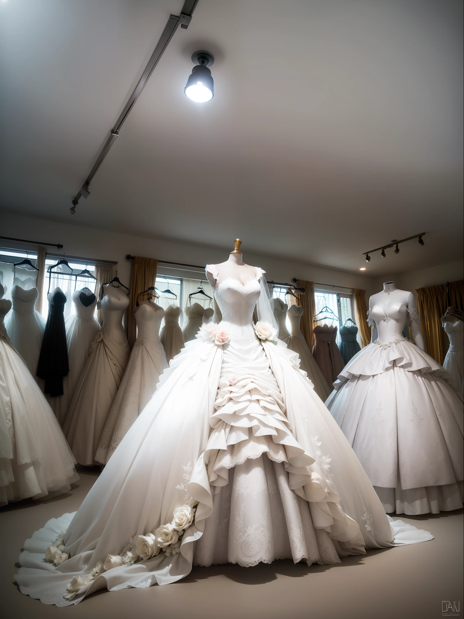 wedding gown,tmasterpiece,Best light and shadow