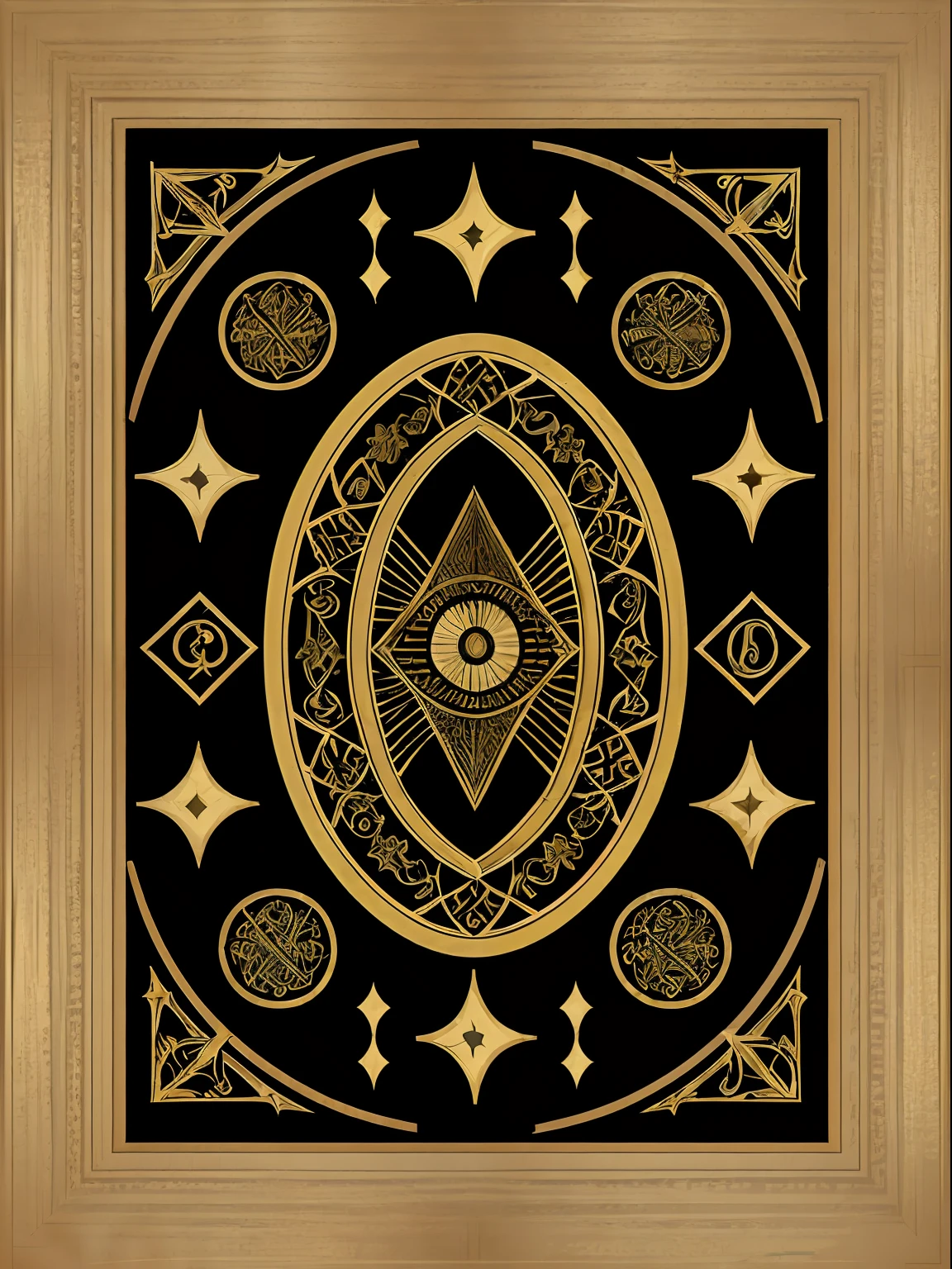 tarot cards，frame，Pattern，Textured，mystic symbols，sorcerous，Background plate，Front view