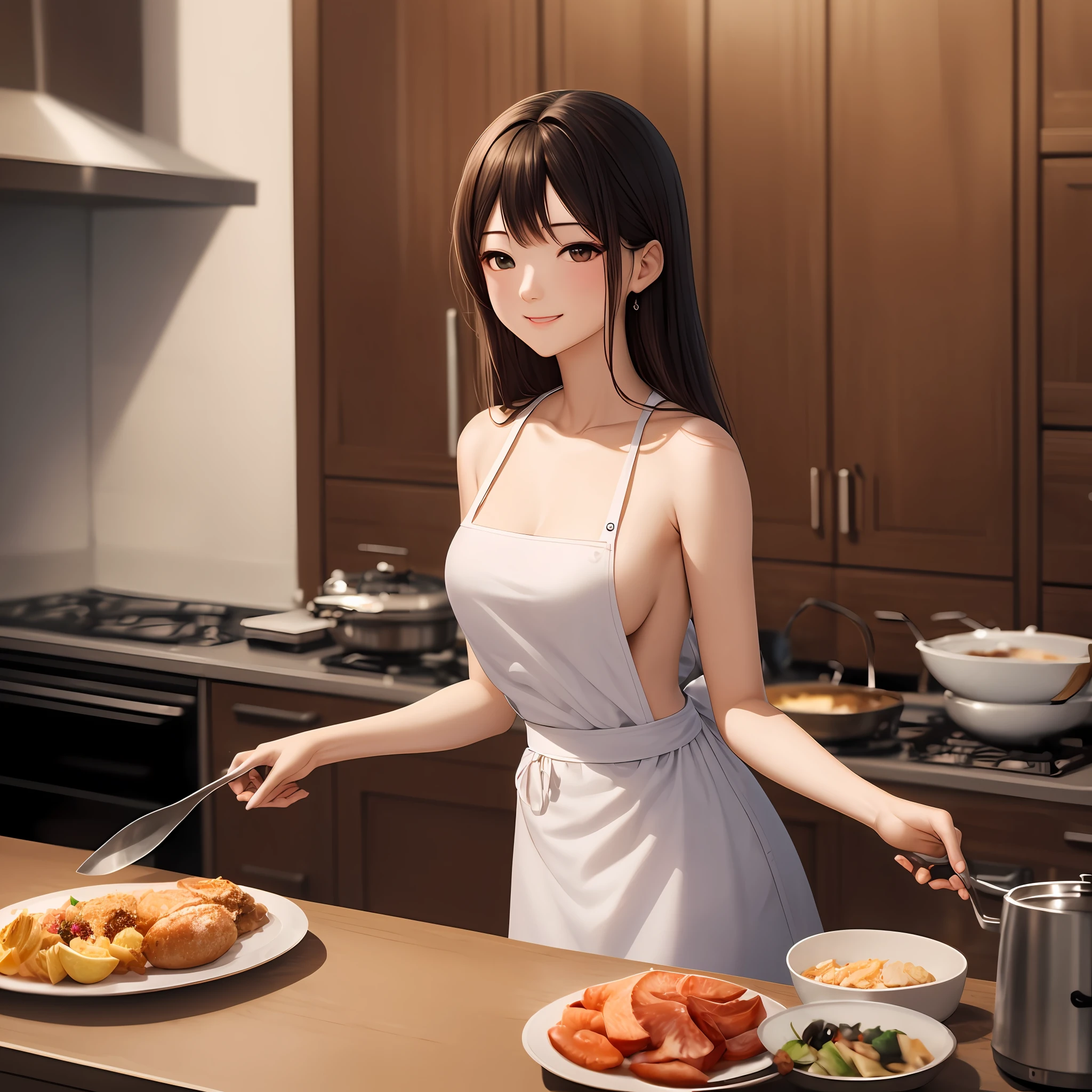 A faint blush,ssmile,
(maidennurse,aprons,kitchens,tableware,no brassiere,,light smile,,)
looking at viewert,Beutiful women,
best qualtiy, 超高分辨率, (realisticlying:1.4), hiqcgbody,tmasterpiece, (realisticlying:1.4), best qualtiy, beautiful illumination, A detailed, 复杂, RAW photos, 8K UHD, filmgrain, (Akinav1) akinanakamori --auto