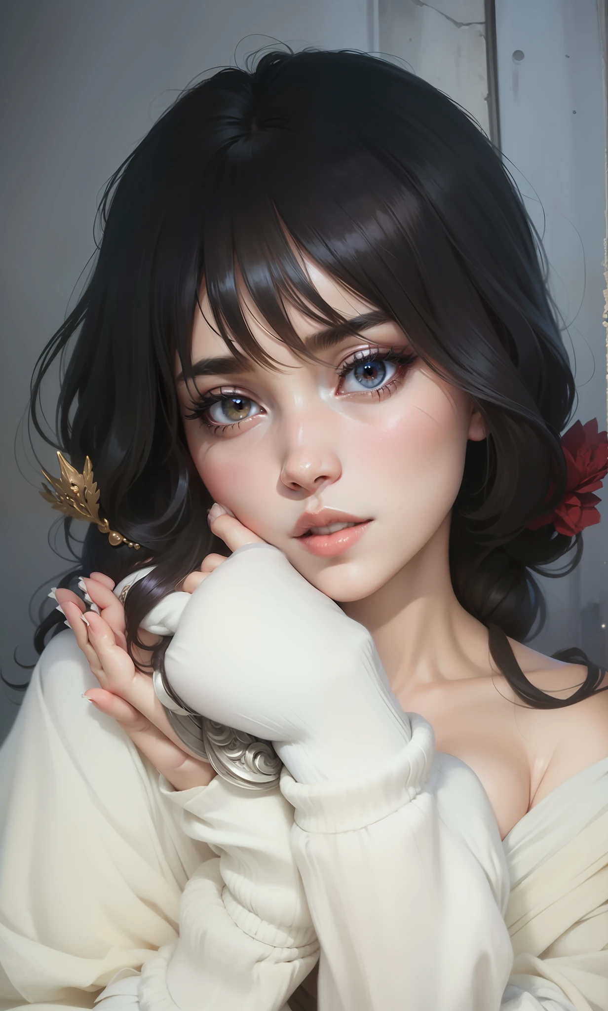 big breasts beautiful,gentleness,A princess,adolable,big breasts enchanting
