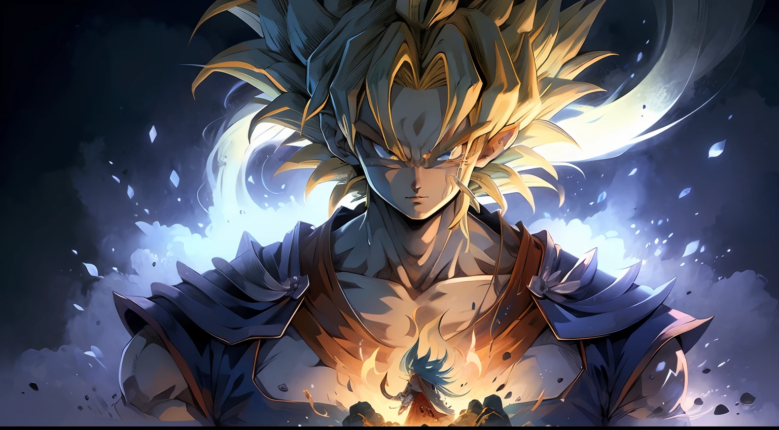 a close up of a person with a very large body and a very big body, ultra instinct, an epic anime of a energy man, 4 k manga wallpaper, super saiyan blue, anime wallaper, 4k anime wallpaper, anime wallpaper 4k, anime wallpaper 4 k, character dragonball, highly detailed portrait of goku, human goku, super saiyan goku --auto