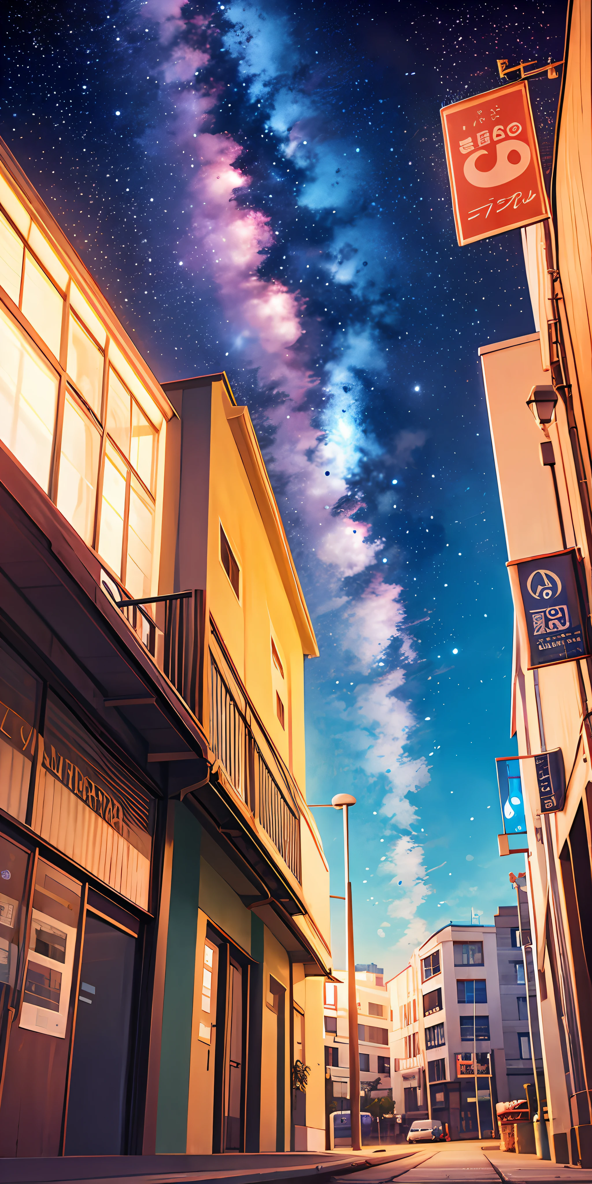 Anime anime wallpapers overlooking the sky and stars of Brazil, cosmic skies. por makoto shinkai, anime art wallpaper 4 k, anime art wallpaper 4k, anime art wallpaper 8 k, anime sky, amazing wallpaper, anime wallpaper 4k, anime wallpaper 4k, anime wallpaper 4k, makoto shinkai cyril rolando, anime background art