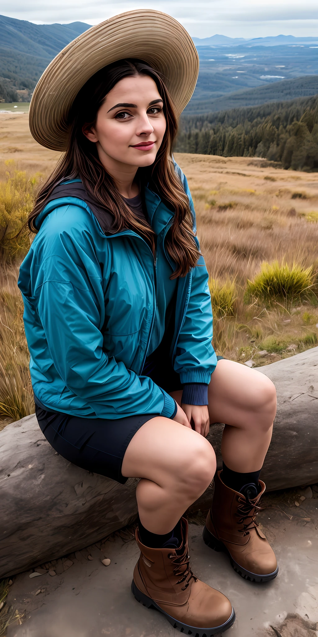 1 mujer ((autofoto de la parte superior del cuerpo, feliz)), obra maestra, mejor calidad, ultra detallada, sola, al aire libre, (noche), Mountains, naturaleza, (estrellas, luna) alegre, feliz, mochila, saco de dormir, estufa de camping, botella de agua, mountain boots, guantes, pullover, sombrero, linterna, bosque, rocas, Kali, madera, humo, sombras, contraste, cielo despejado, ogic style (mirar al espectador: 1.2) (textura de la piel) (film grain: 1.3) , (warm hue, warm hue): 1.2), primer plano, cinematiclight, sidelit, ultra-high-resolution, mejor sombra, RAW, parte superior del cuerpo, anciano, con jersey