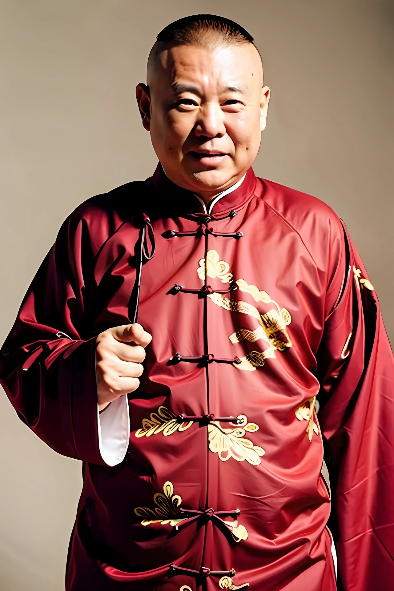 Old man in Chinese costume