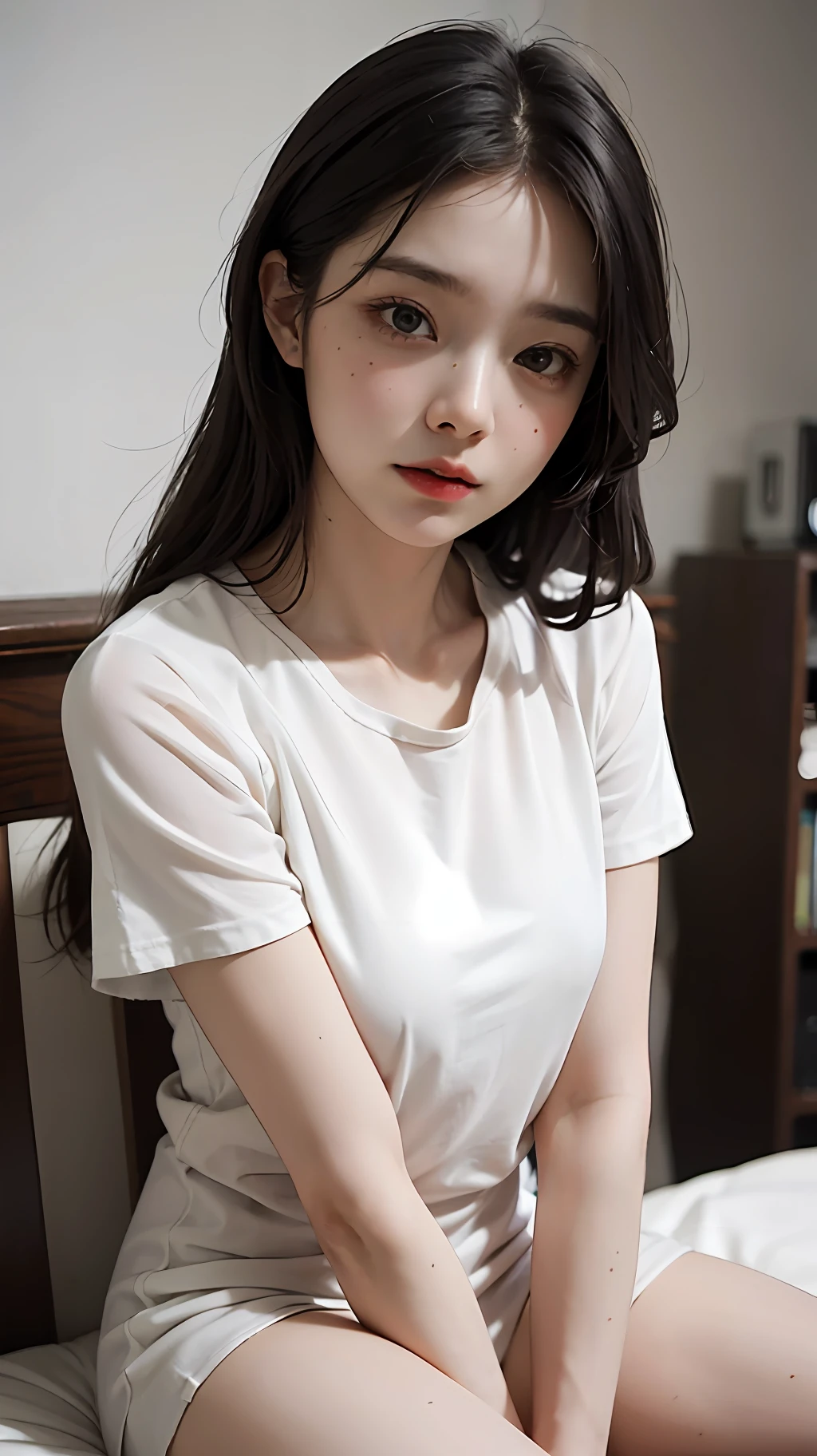 Transcendental pretty little girl who witnessed masturbation of the opposite for the first time