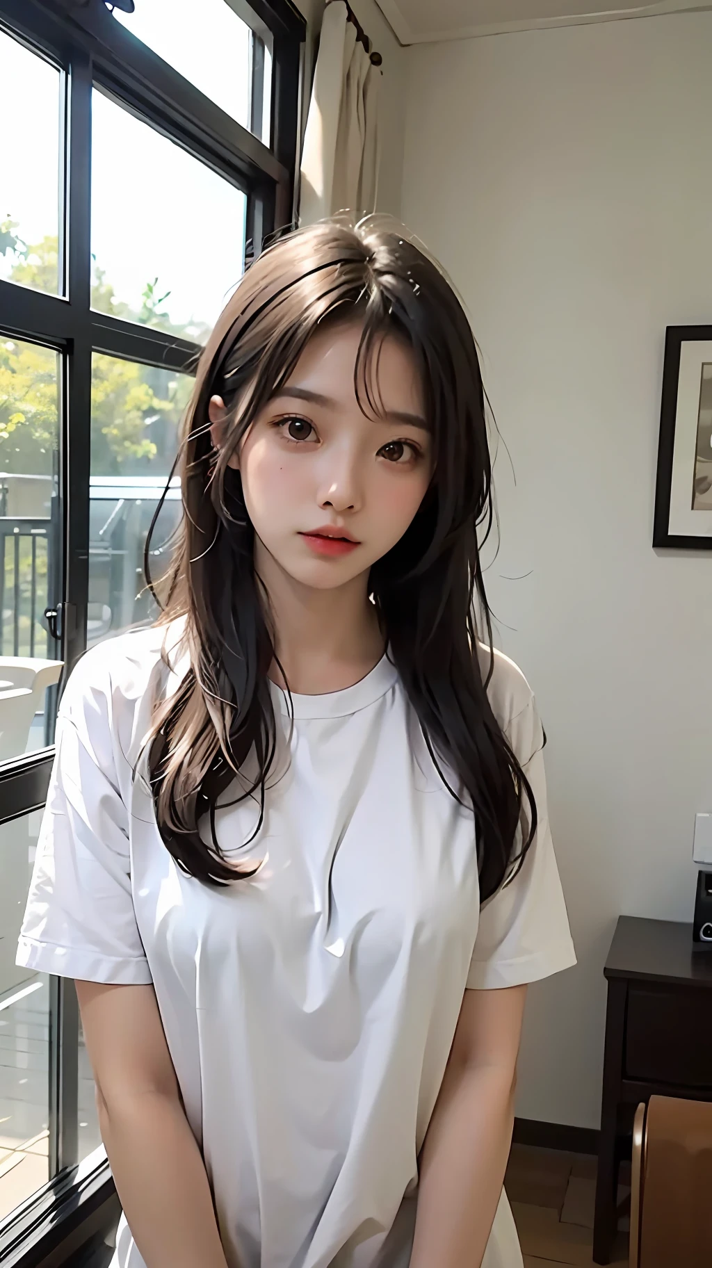 Transcendental pretty little girl who witnessed masturbation of the opposite for the first time