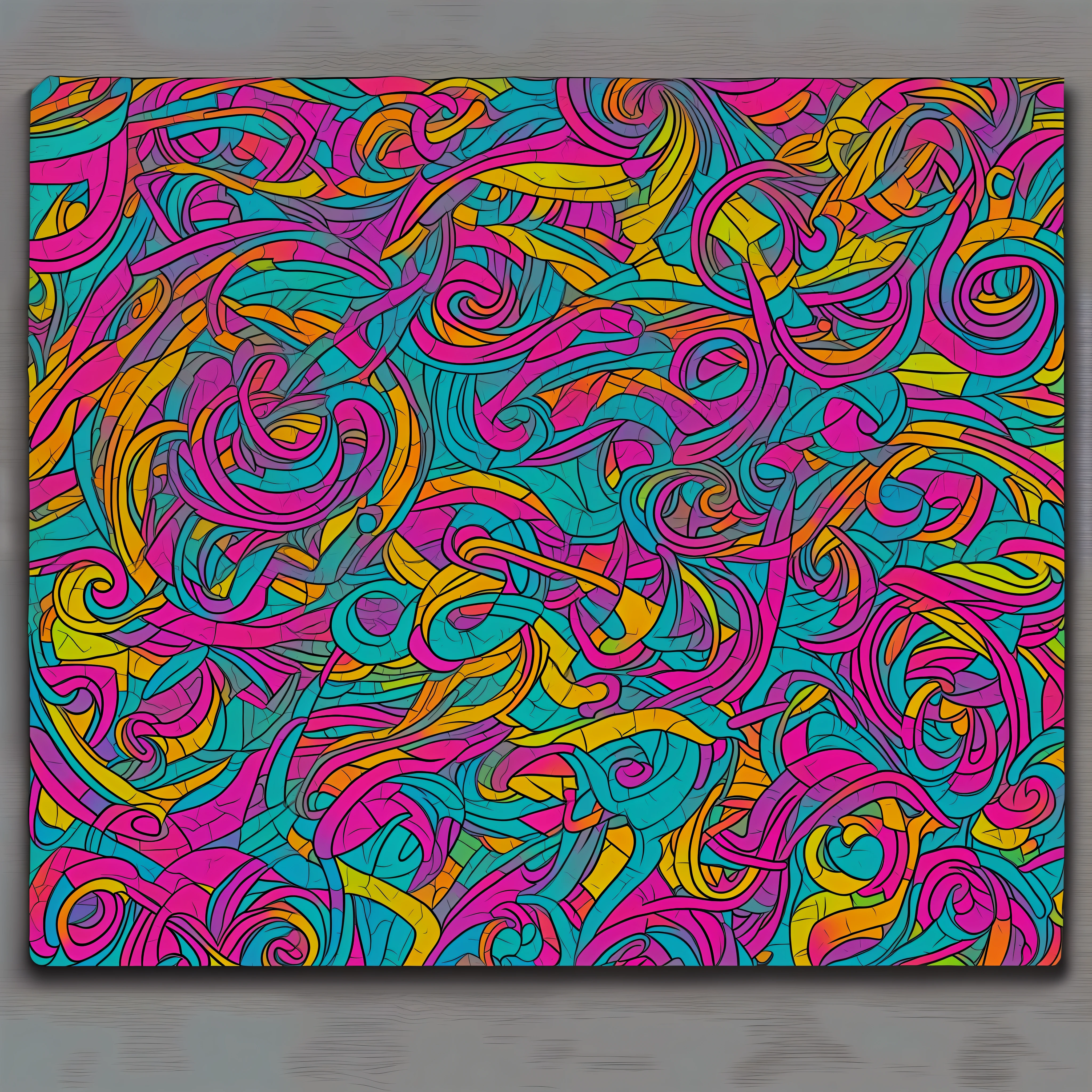 Colorful drawing style street graffiti, estilo selvagem, letras misturadas, garrancho, sombreado, gradiente, contorno, tinta spray, pincel, Graffiti - Auto, SeaArt Robot, estilo de desenho animado, cores vibrantes, dynamic movement, starly sky, fundo escuro.
