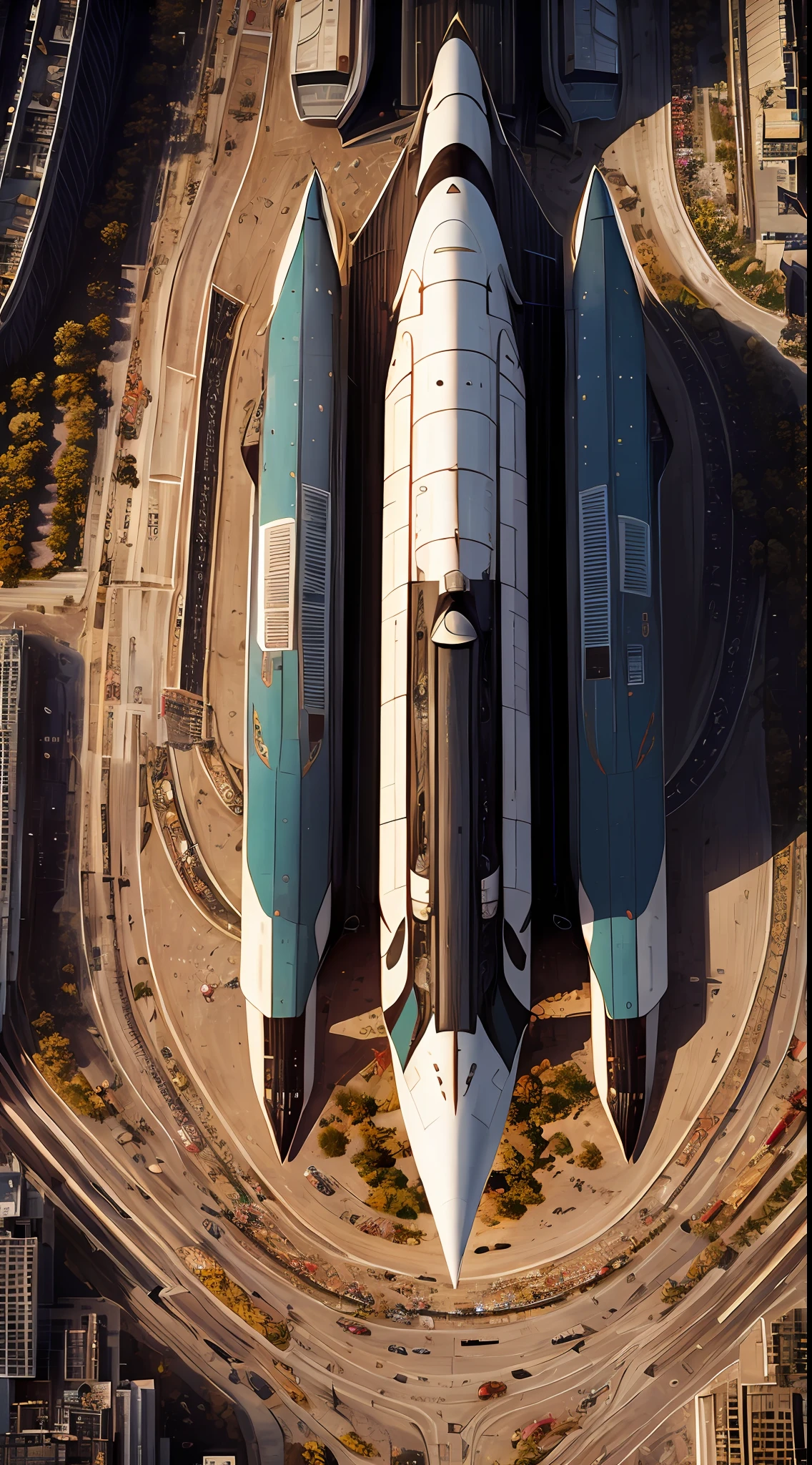 space ship，The future is full of technology，Complex structures，Ultra-detailed graphics，glittery，（The shuttle's strong metallic sheen：1.3），Cockpit exterior，Medium close-up and close-up，Silvertone，Streamlined，Outer space scenes：1.3，（Earth background：1.3），rendering by octane，Ultra photo realsisim，hyper realisitc，A masterpiece of science fiction，Cinematic texture，hyper photorealism，Premium wallpapers，Master masterpieces，offical wallpaper.（Screen Living：1.3），（Aerial view down 45 degrees：1.3）
