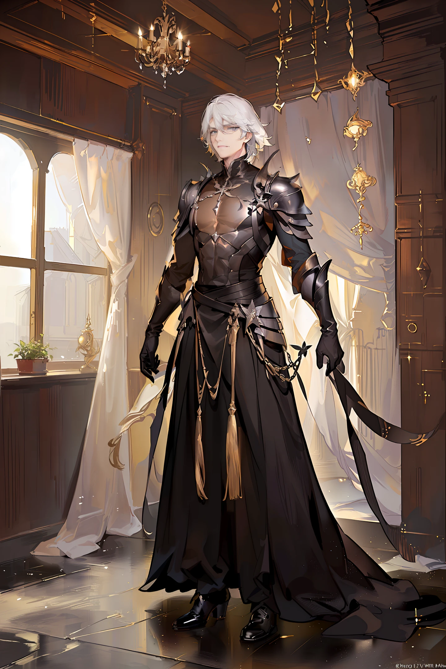 saber,Handsome,Blackened