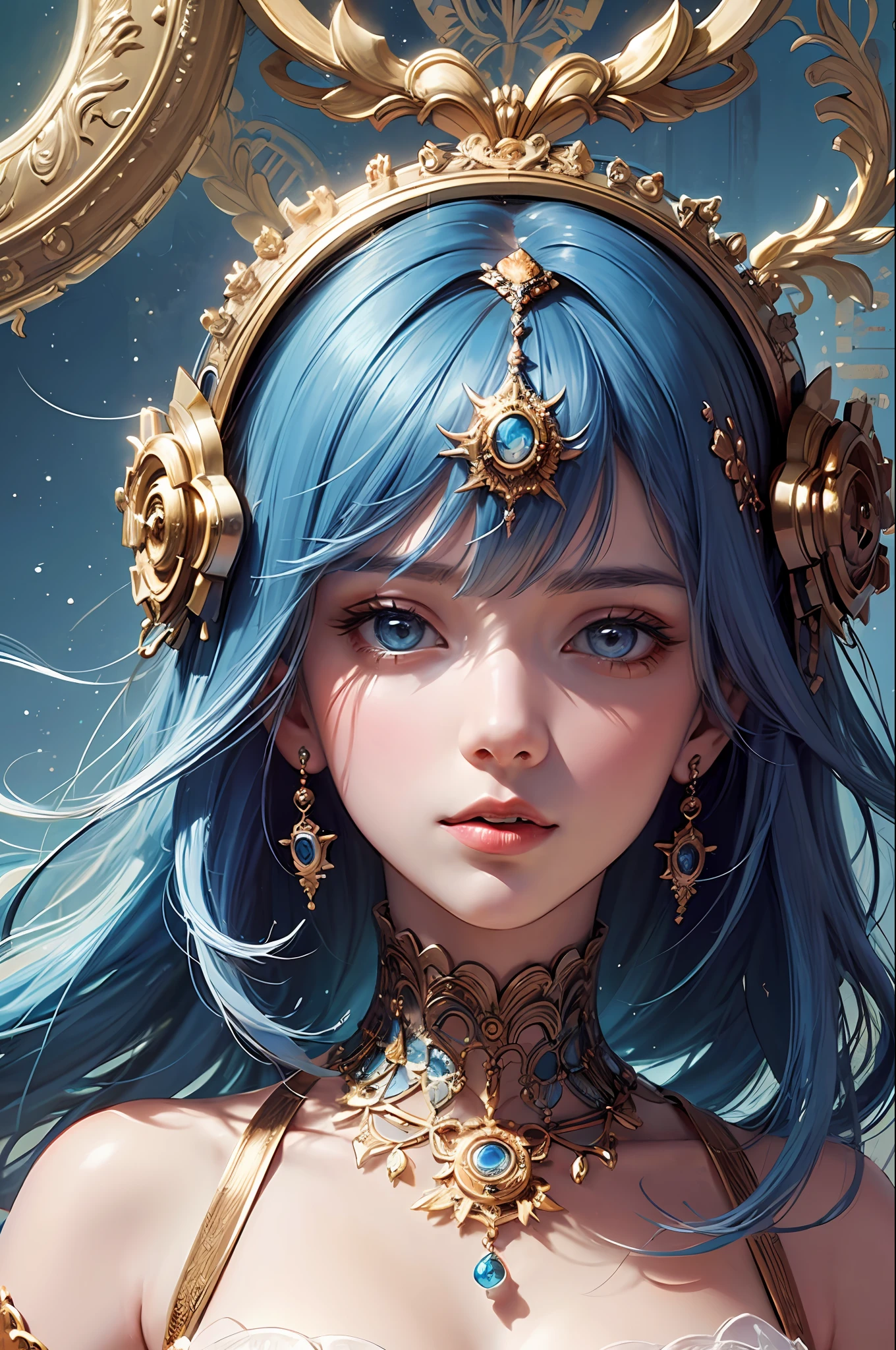 (masterpiece, top quality, best quality, official art, beautiful and aesthetic:1.2), (1girl), extreme detailed,(fractal art:1.3),colorful,highest detailed