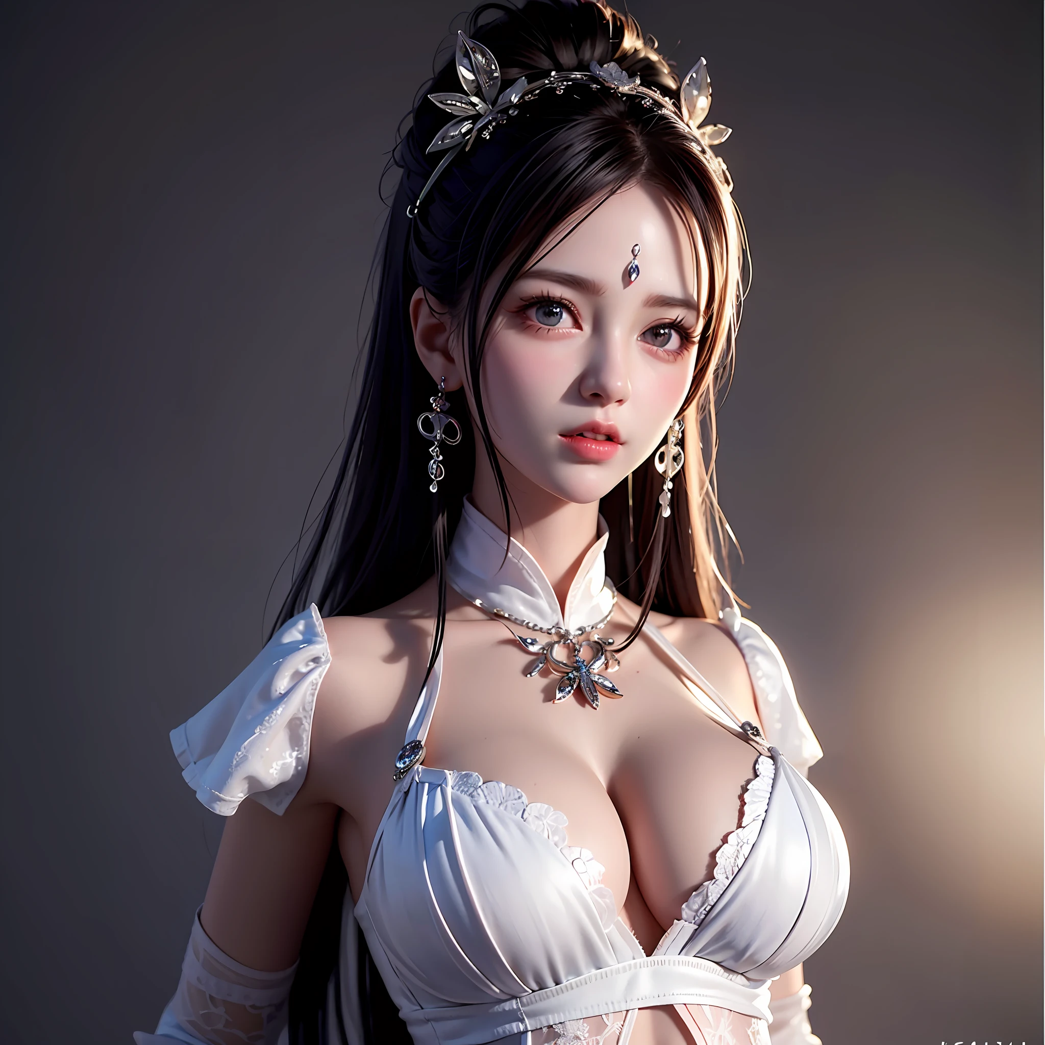 Bigchest,plumw,Erogenous big breasts,Harnes,fully body photo,poster for,Full body photo,Long legs,Short skirt,white skinned,Delicate facial features