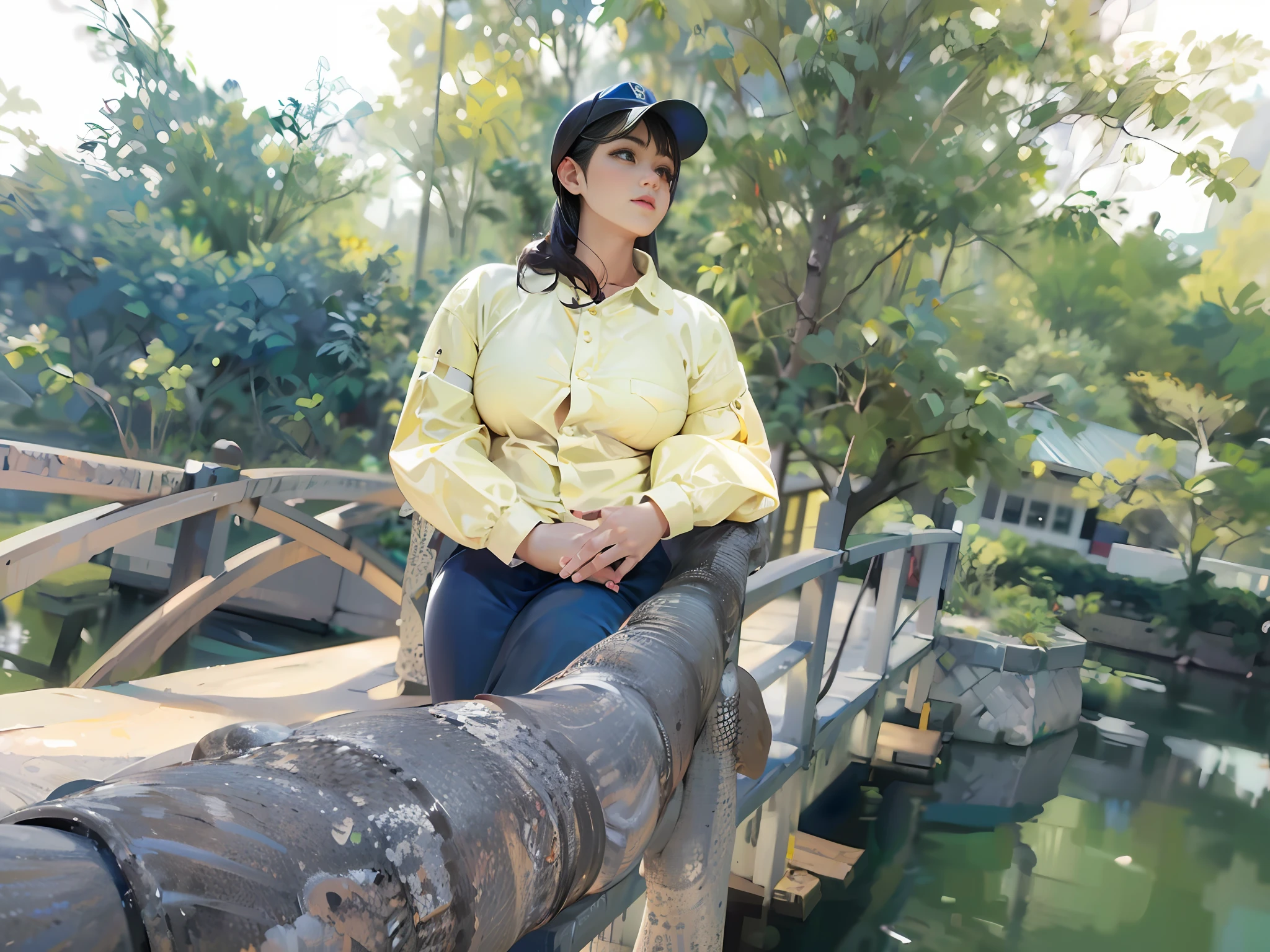 (8K Ultra Clear, best qualityer,Super realistic,Ultimate restoration of character scenes Masterpiece level:1.2),(Extremely realistic:1.37) An Asian girl Ultra HD, super detailing, Super refined, A piece of huge breasts, A cute face like a girl, 独奏,Skin with a true texture