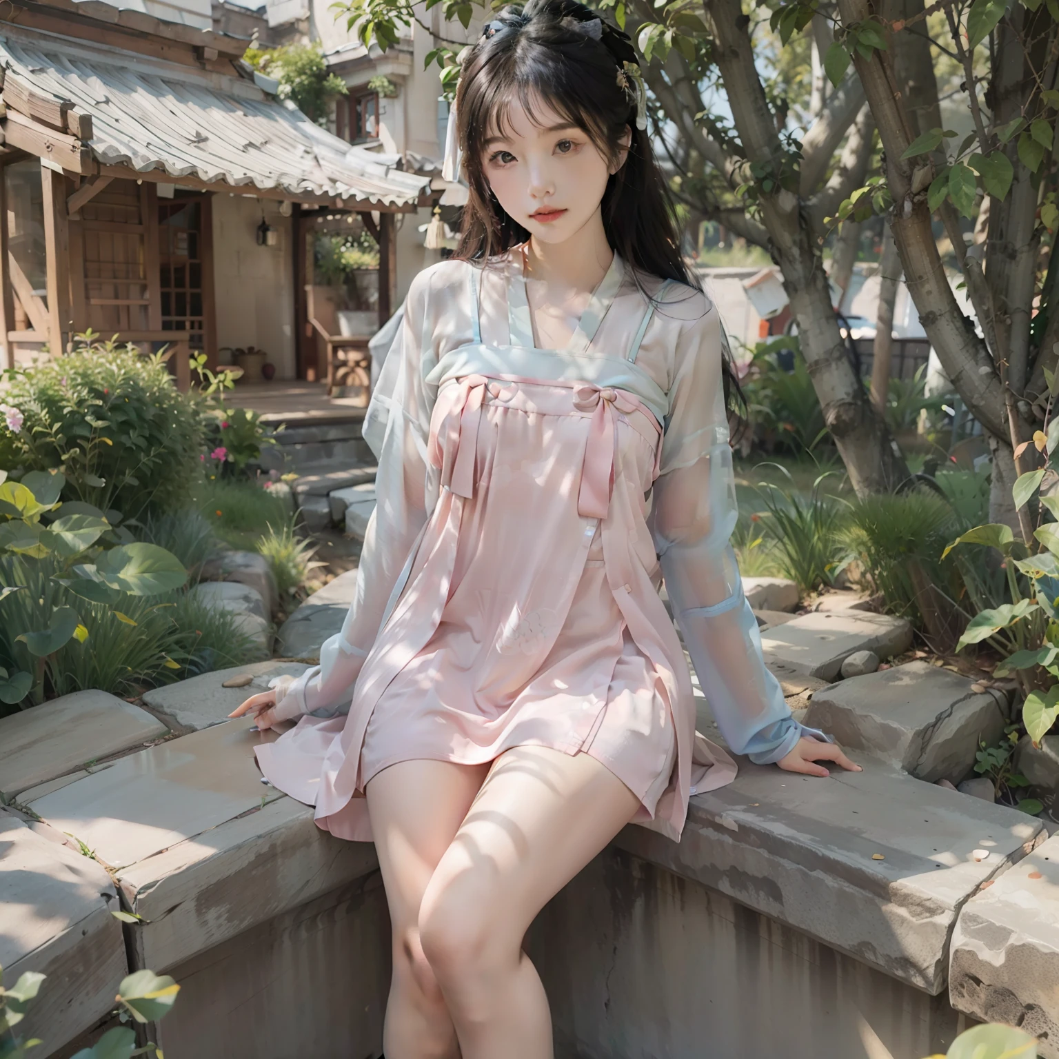 The Yang family has a daughter who has grown up,Raised in purdah。