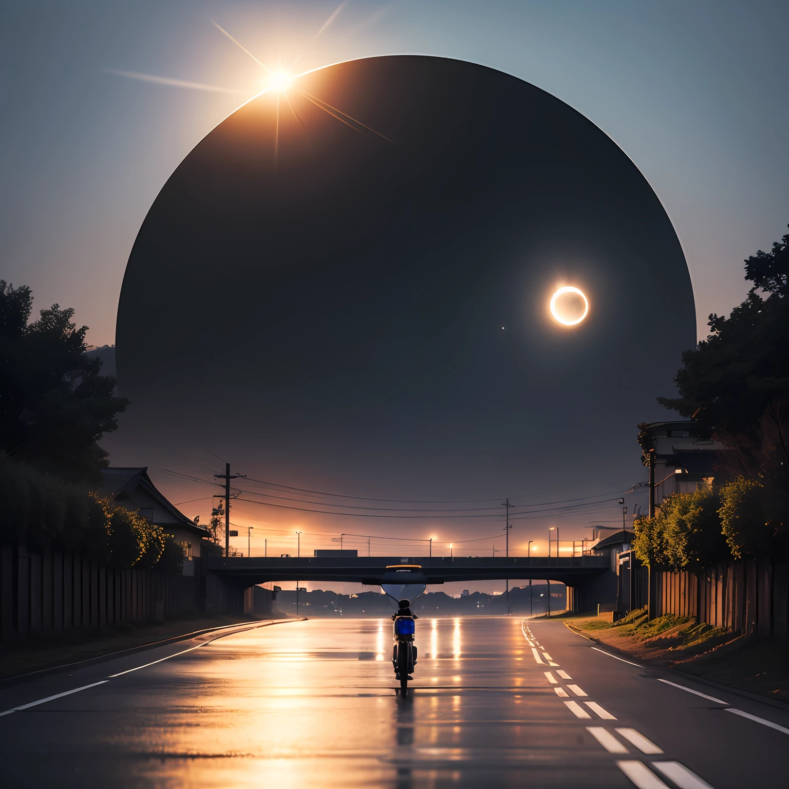城市,All-solar eclipse --auto