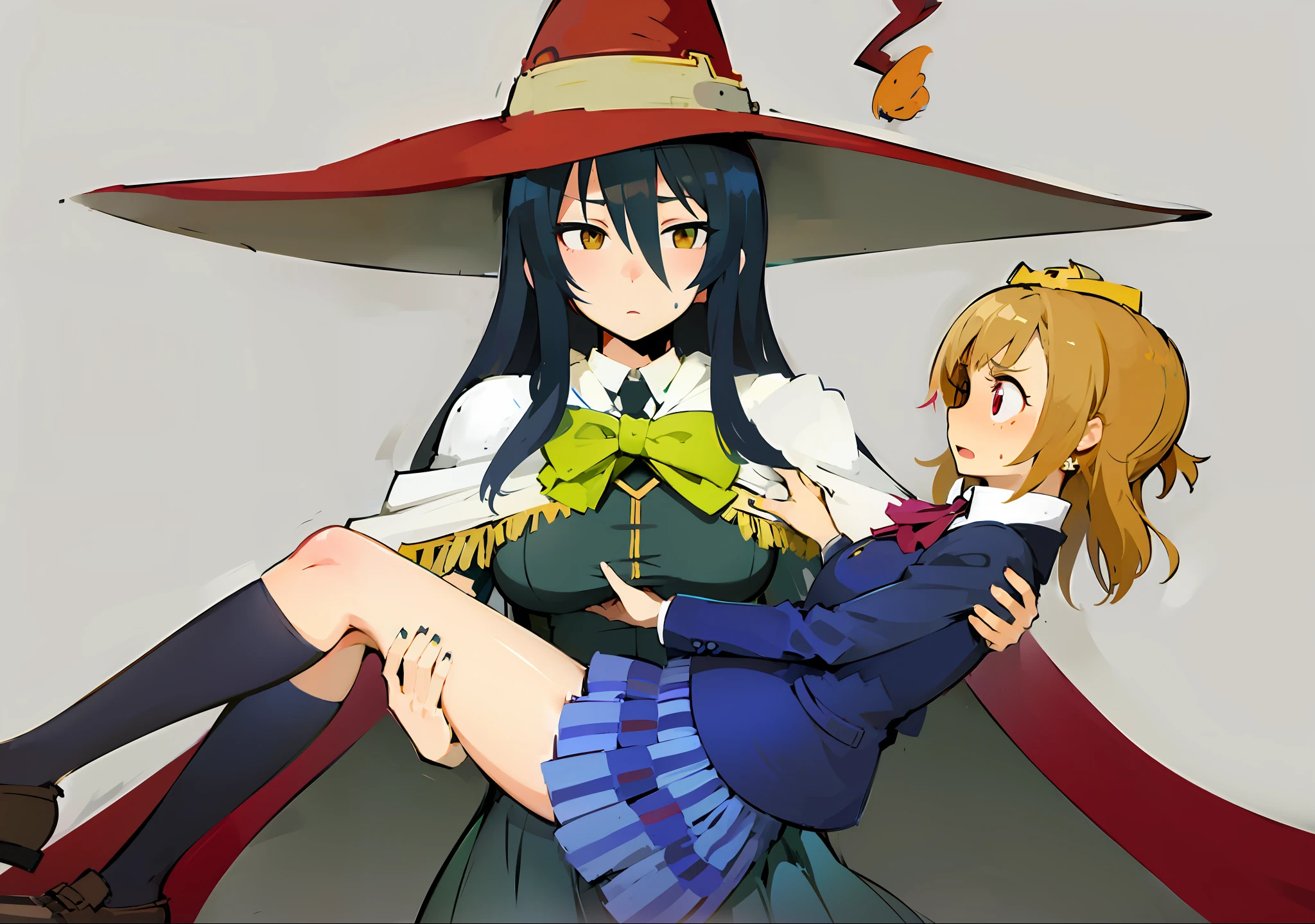 Anime character in uniform and hat posing for photo, witch academia, flirty anime witch casting magic, kirisame marisa, Megumin, half invoker half megumin, marisa kirisame, from cryptid academia, zerochan, Witch Girl, in ryuuou no oshigoto art style, megumin from konosuba