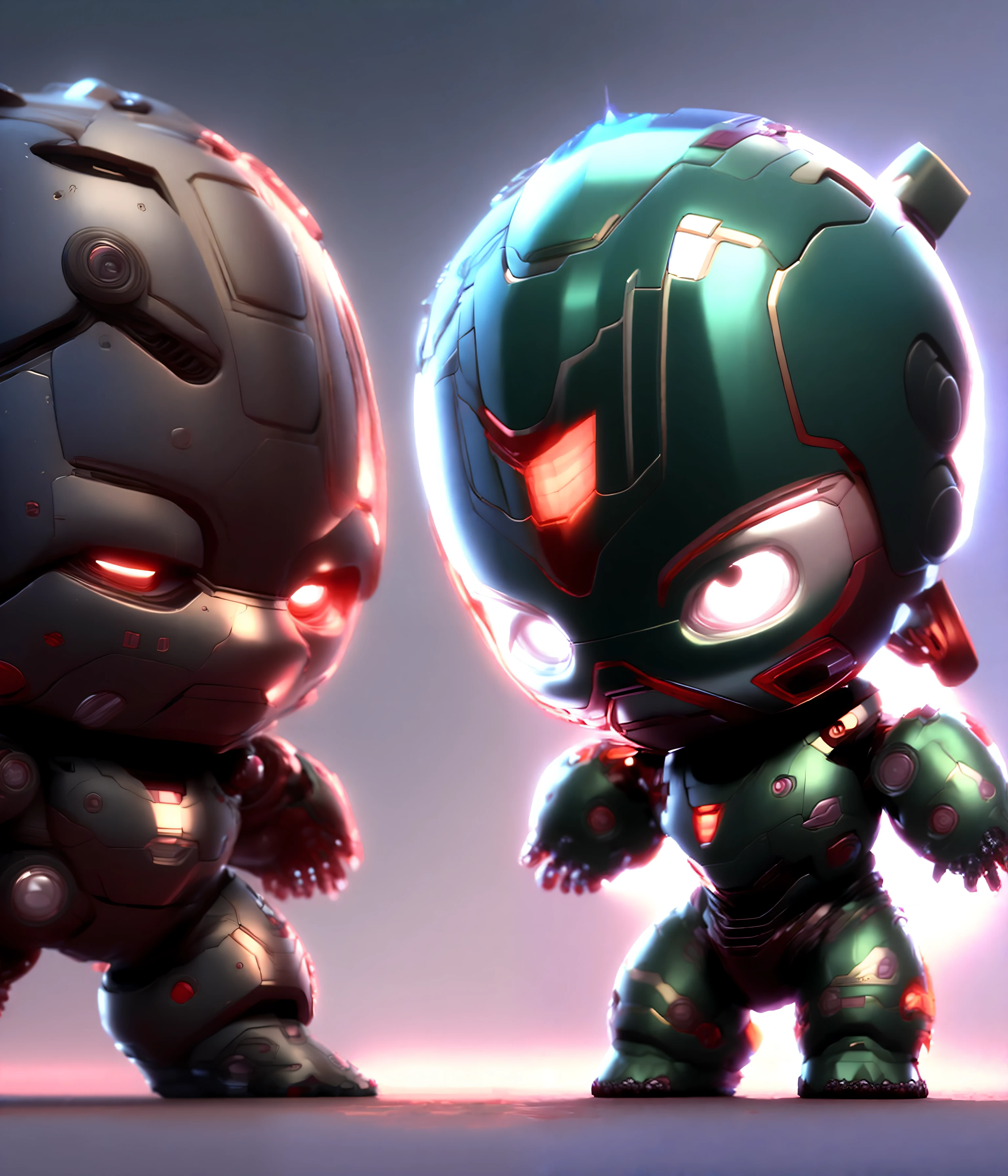 cute chibi style movie scene. complete body, toy shop setting, intricate detail, award winning, great lighting, shading, high quality, detail