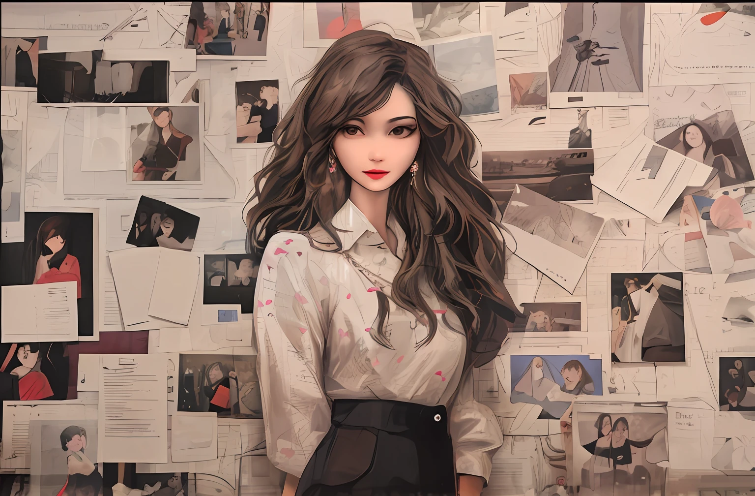 Best quality、tmasterpiece、A high resolution、1girl、Porcelain dress、hair adornments、choker necklace、jewely、pretty face、Flowers in hand,Physically、Tyndall effect、realisticlying、Shadow Studio、edge lit、bicolor lighting、(highdetailskin:1.2)、8k UHD、dslr、softlighting、high high quality、volumettic light、sneak shot、photore、A high resolution、4k、8k、The background is blurred out, --auto