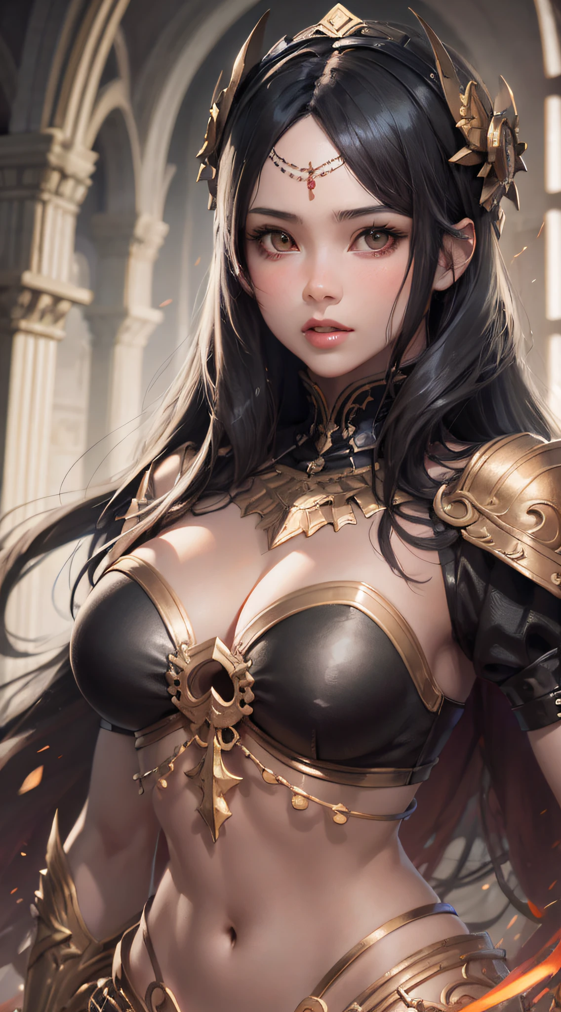 A close-up of a woman in a suit with a sword, Extremely detailed artgerm, model ig | Artgerm, WLOP | Artgerm, Artgerm sur ArtStation pixiv, Artgerm. High detail, Artgerm. anime illustration, Detailed digital anime art, WLOP Ross Drawings, 2. 5 d CGI Anime Fantasy Artwork