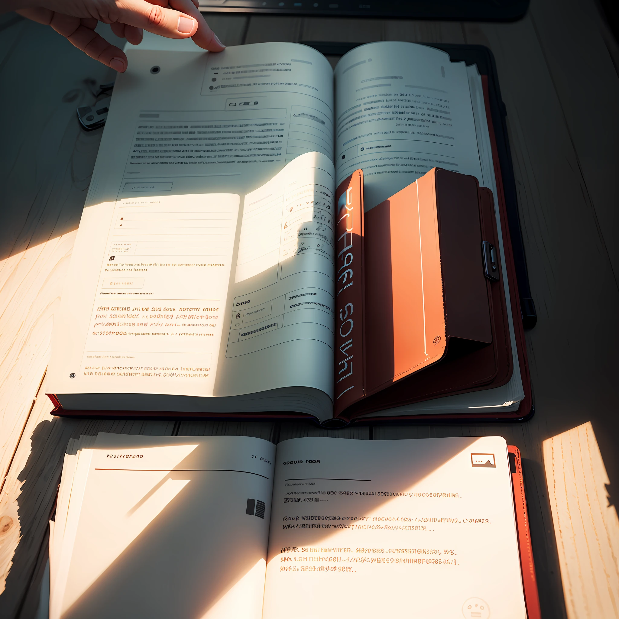 An icon for note-taking software,Win11 style,Frosted glass texture,semi transparent,solid,Dark red light and shadow,with light glowing,The main body is a book,The icon is a square with rounded corners,The square is white translucent frosted glass,The book is dark red transparent,Light,with light glowing,solid --auto